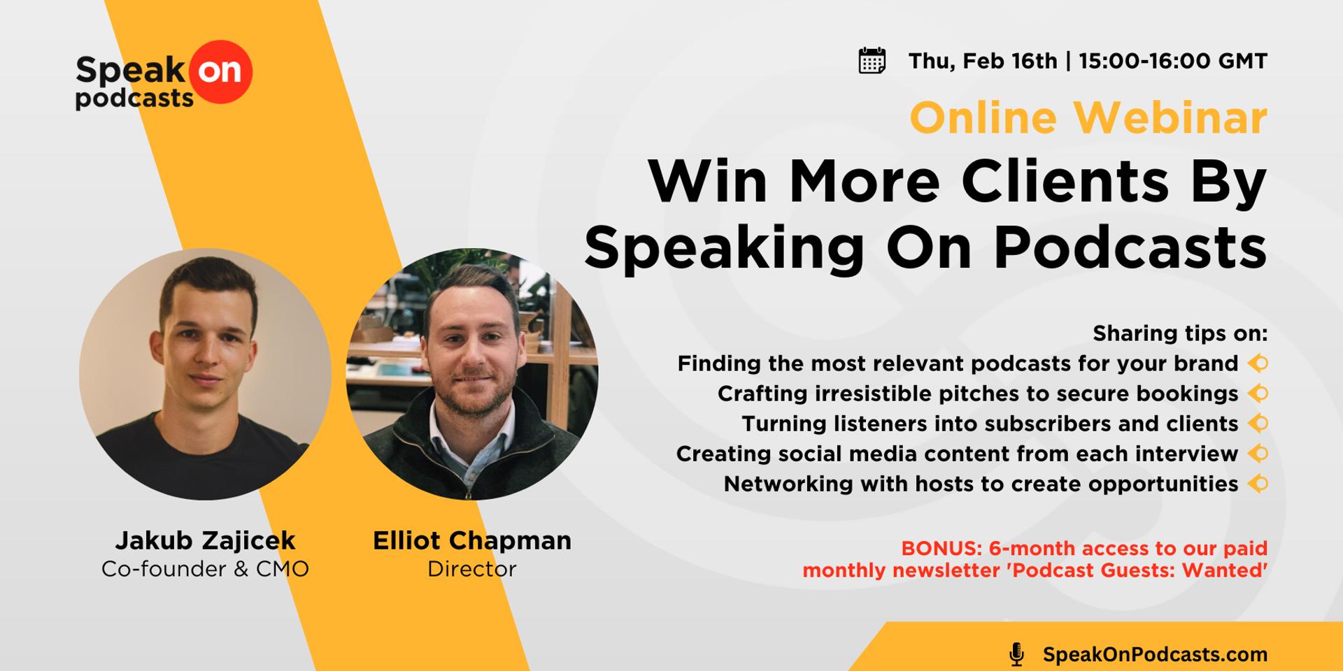 Cover Image for Win More Clients By Speaking On Podcasts
