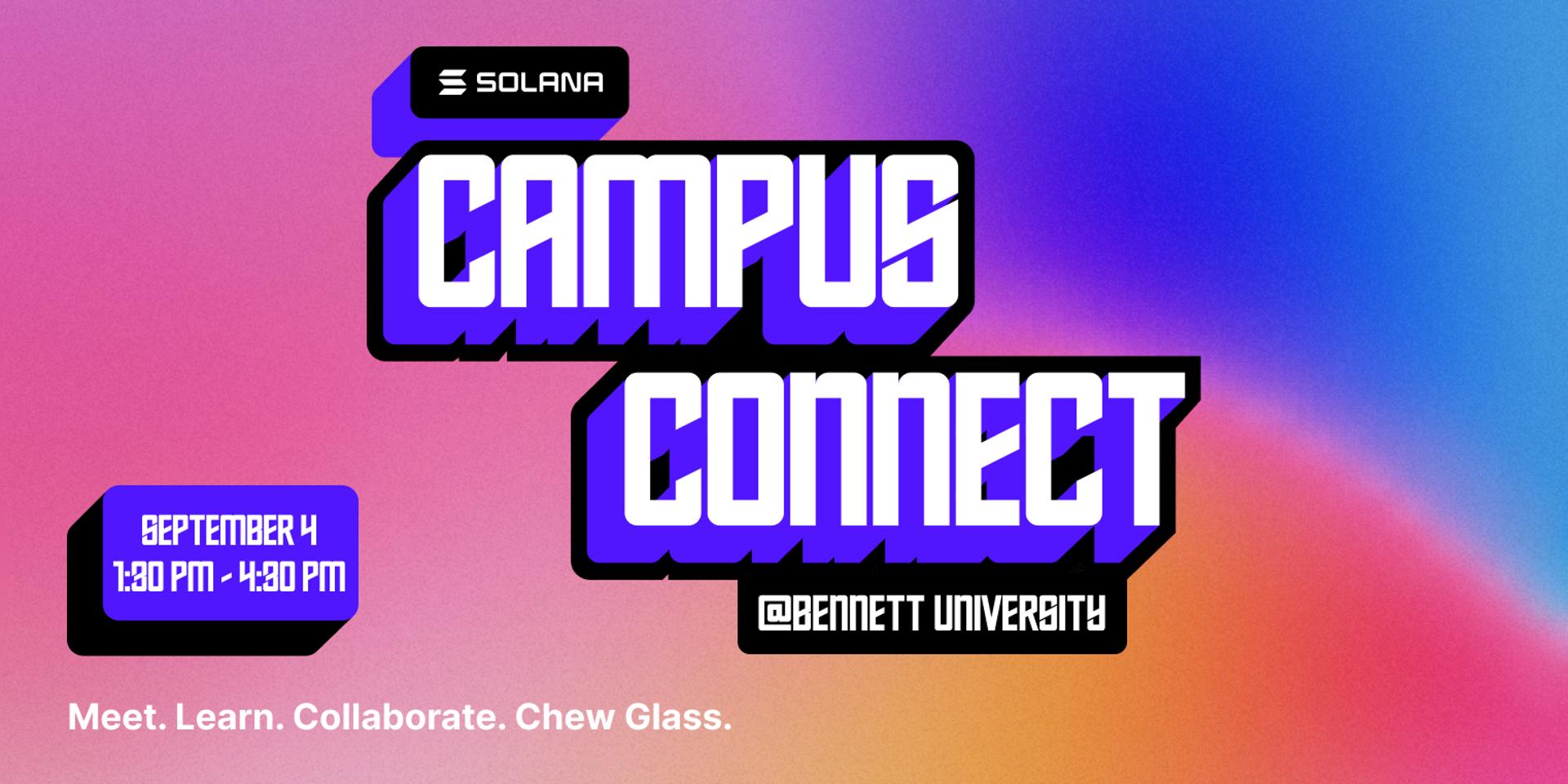 Cover Image for Solana Campus Connect - Bennett University