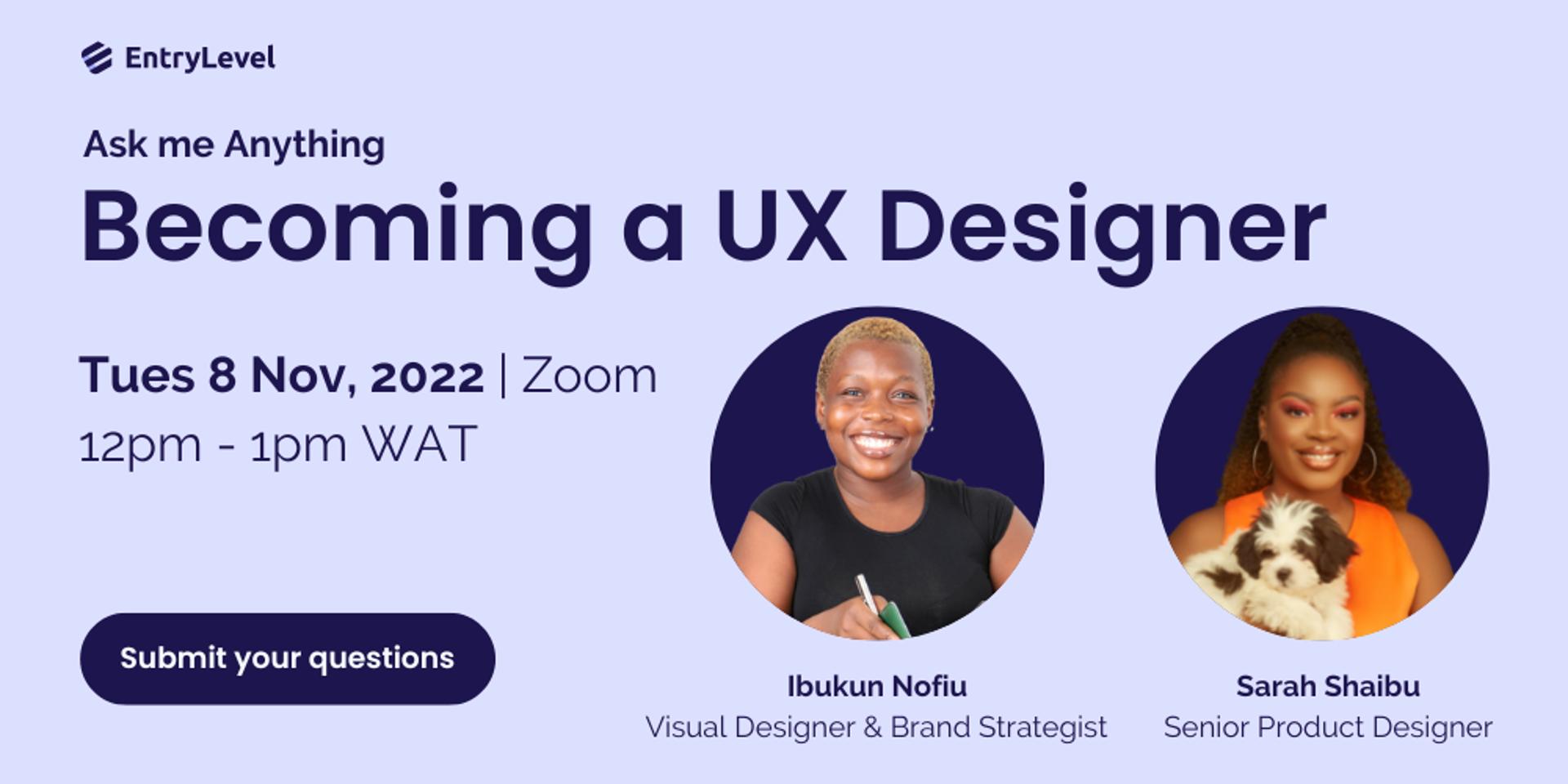 Cover Image for Becoming a UX Designer: Ask me Anything