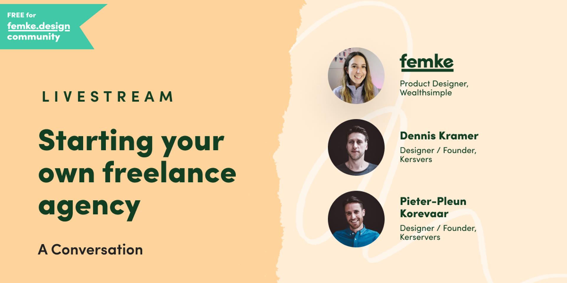 Cover Image for Starting your own freelance agency with designers Dennis Kramer and Pieter Korevaar