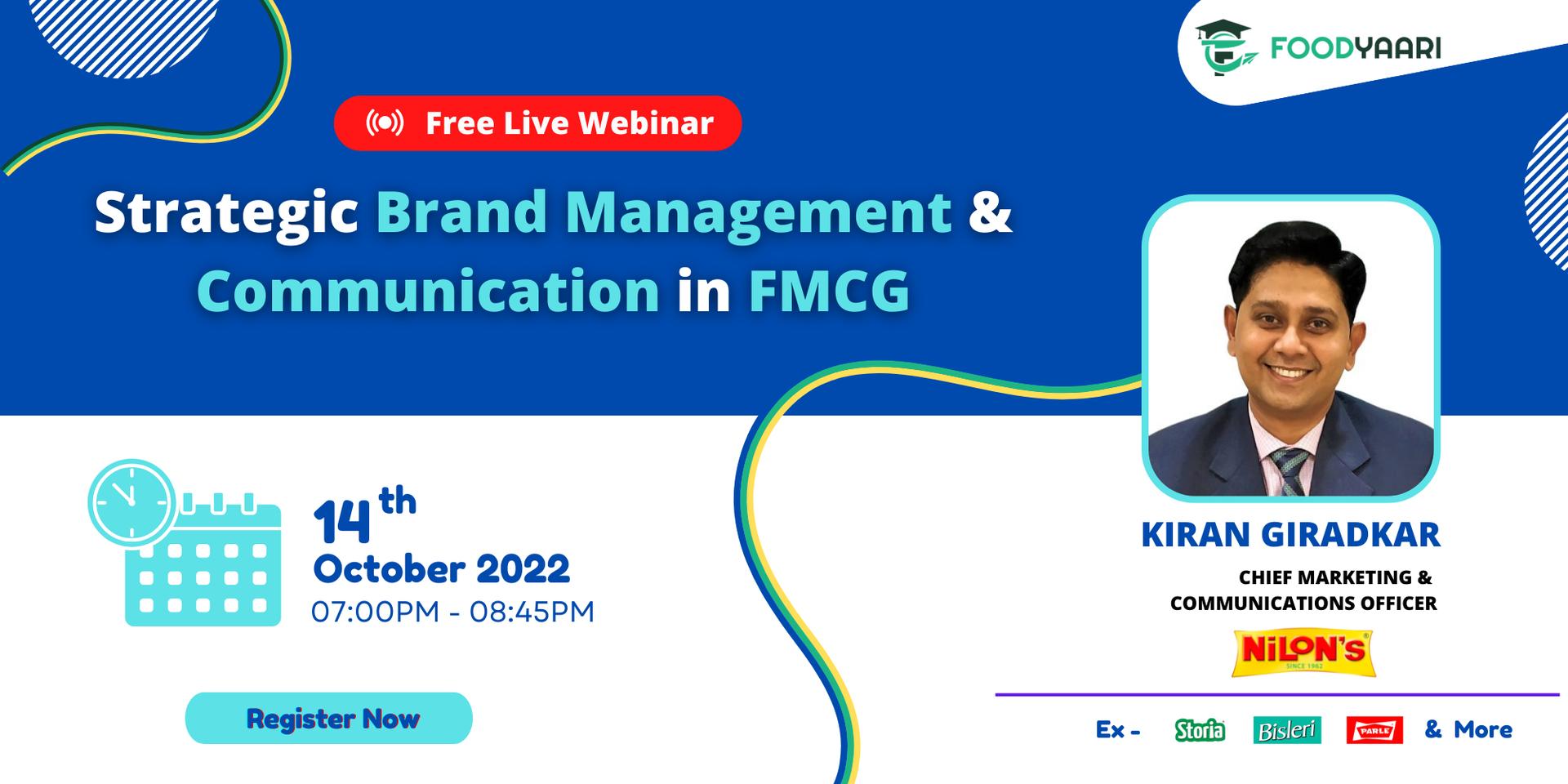Cover Image for Strategic Brand Management & Communication in FMCG