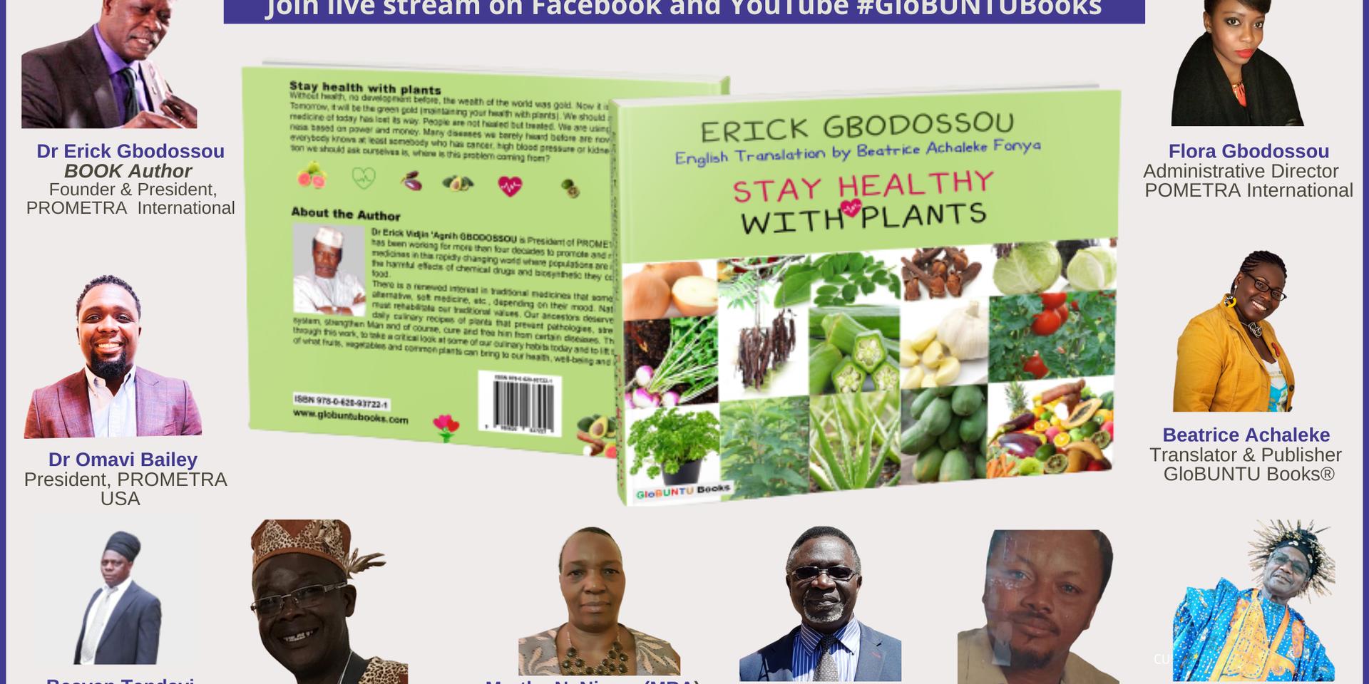 Cover Image for Stay Healthy With Plants - Book Launch Roundtable by GloBUNTU BOOKS and PROMETRA