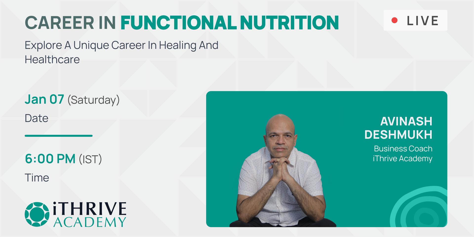 Cover Image for Career in Functional Nutrition