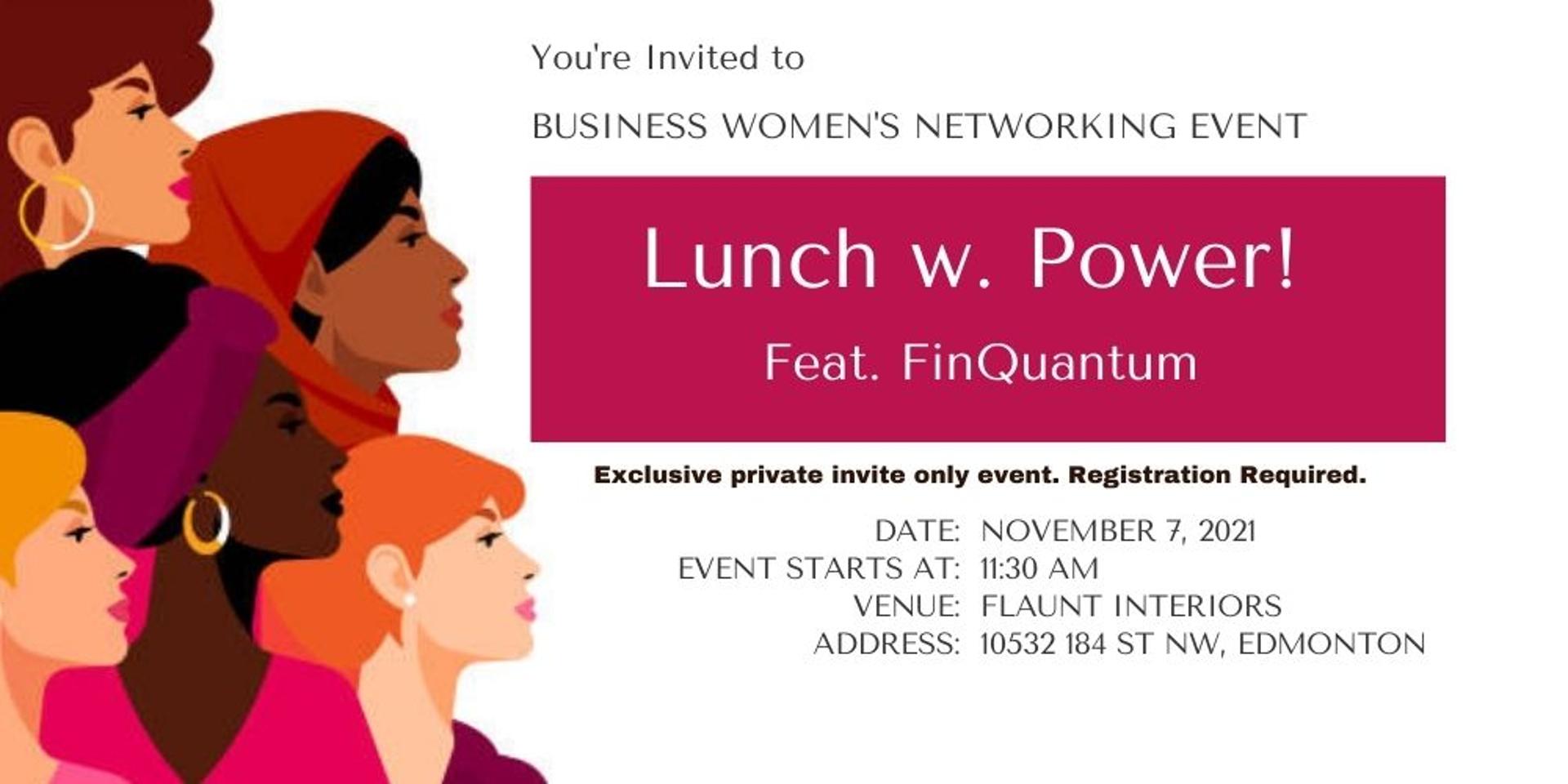 Cover Image for Lunch w. Power! 2022 Pre-Launch feat. FinQuantum 