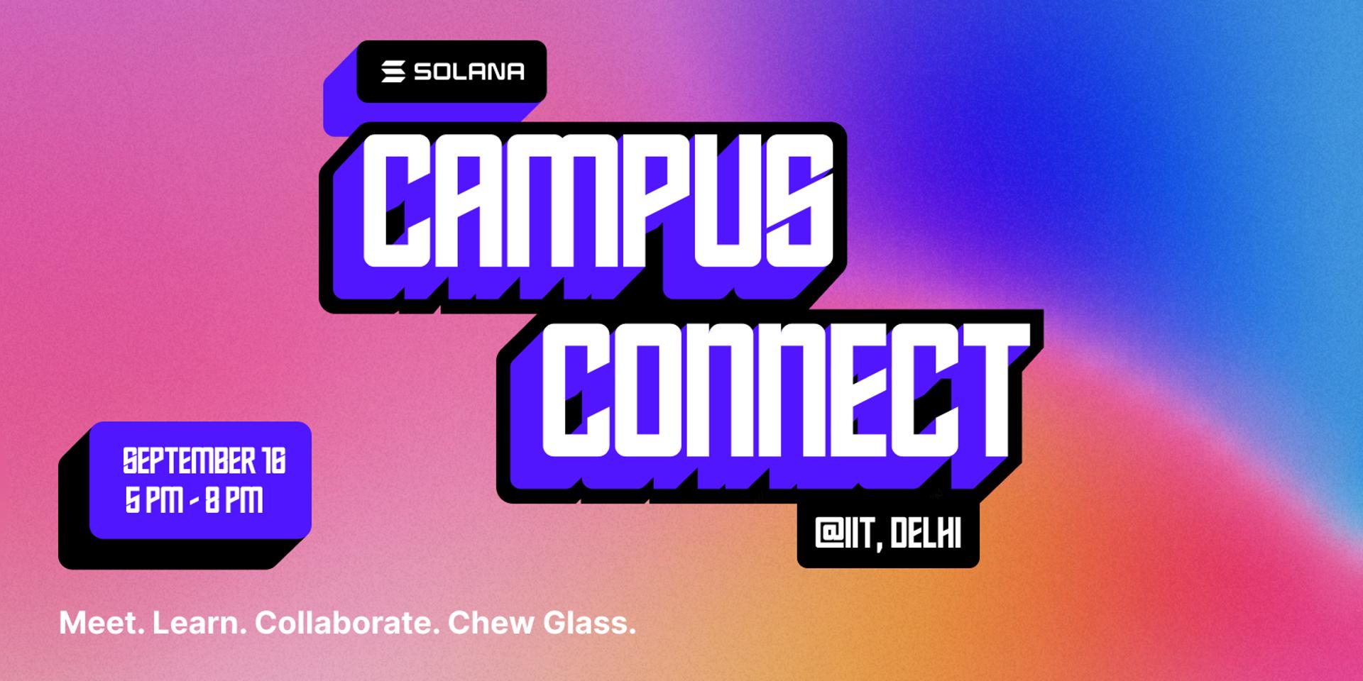 Cover Image for Solana Campus Connect - IIT Delhi