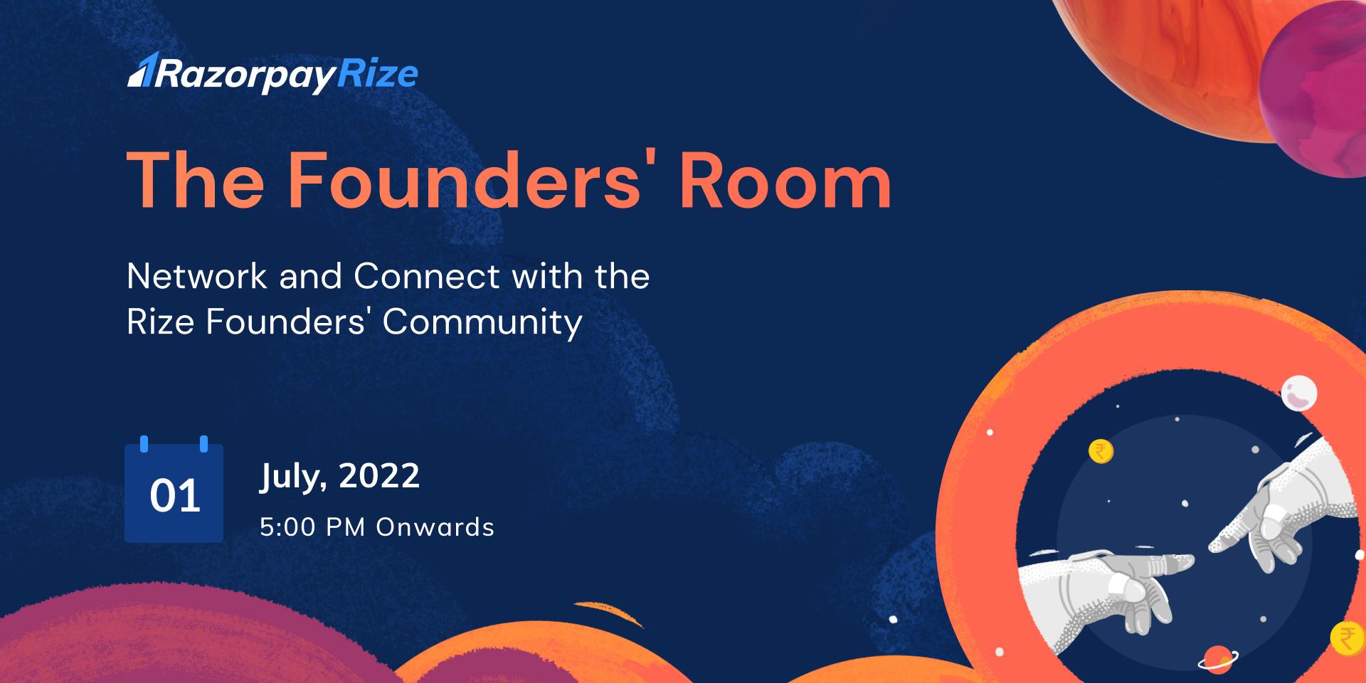 Cover Image for The Founders' Room | Razorpay Rize