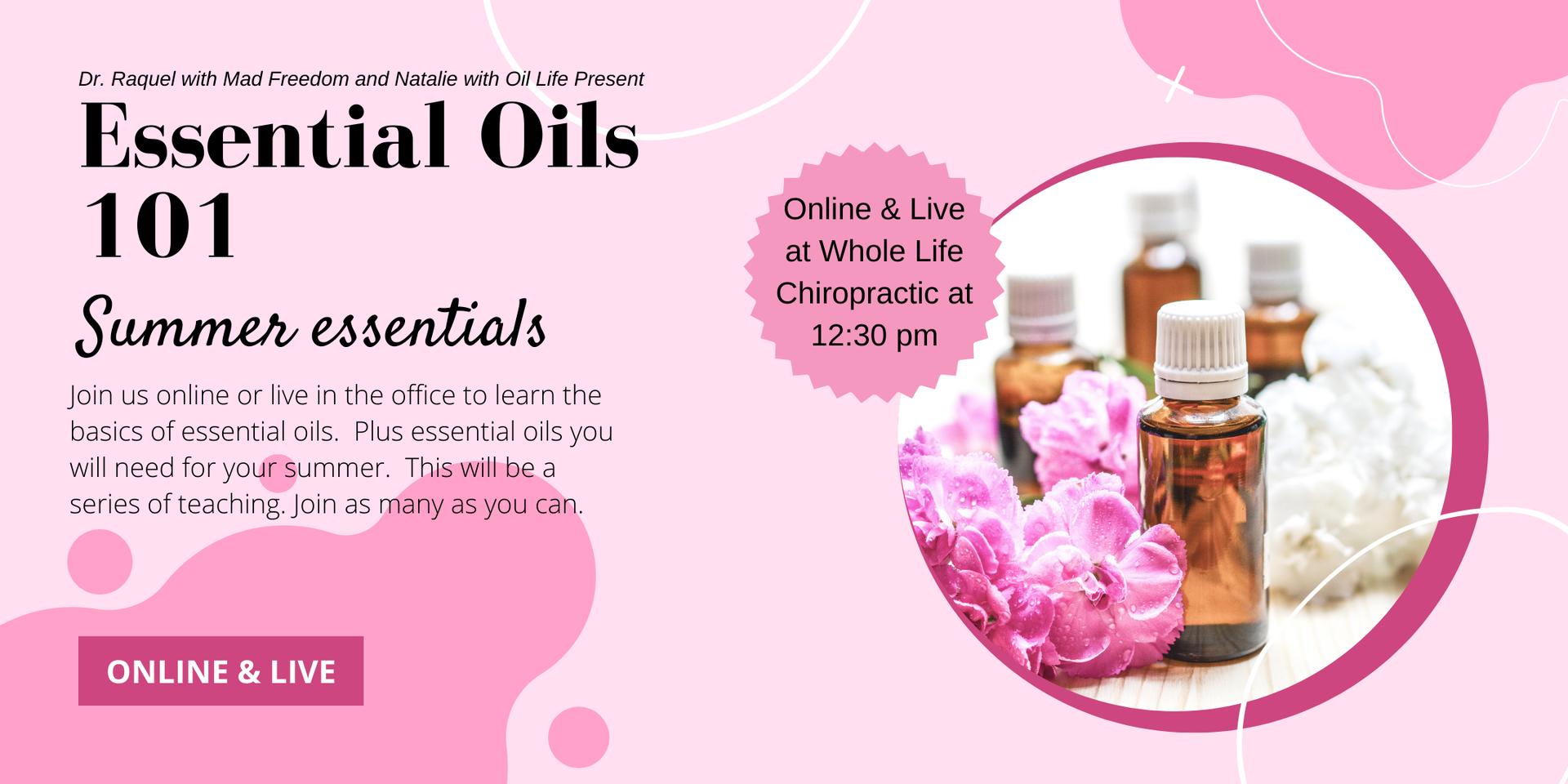 Cover Image for Essential Oils 101 - Summer