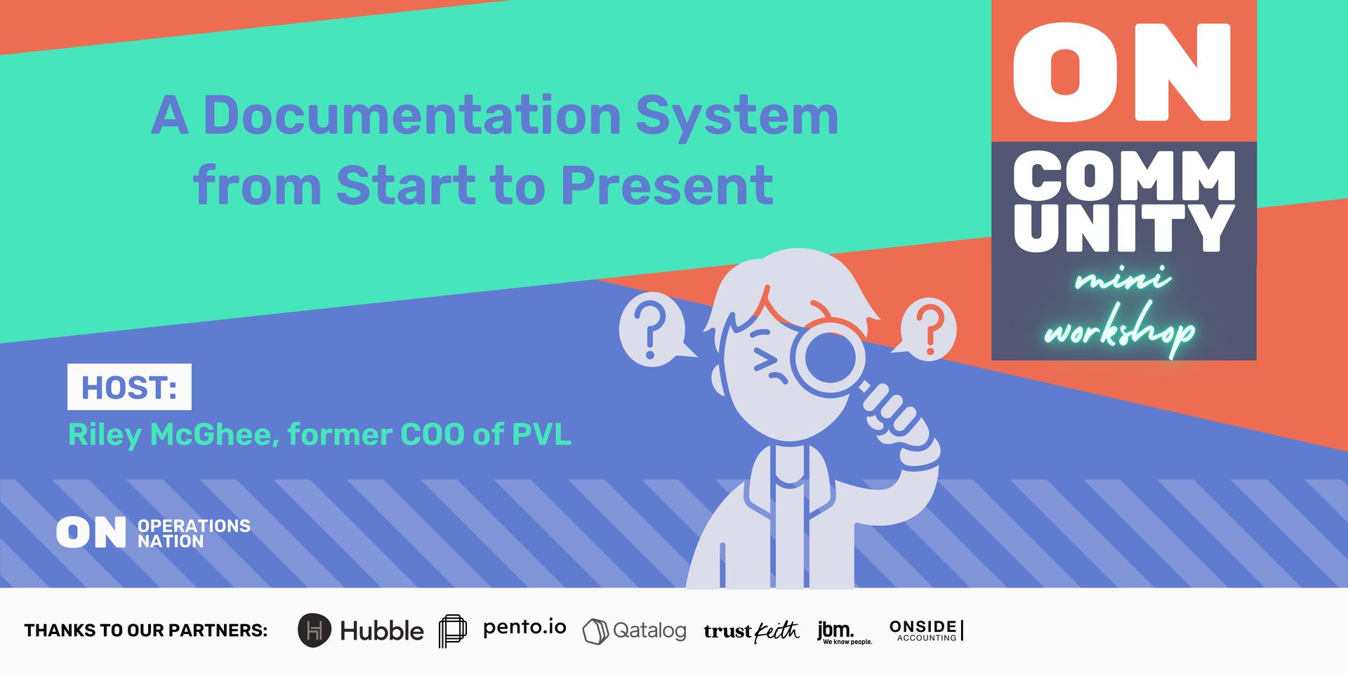 Cover Image for ON Mini-Workshop: A Documentation System from Start to Present 