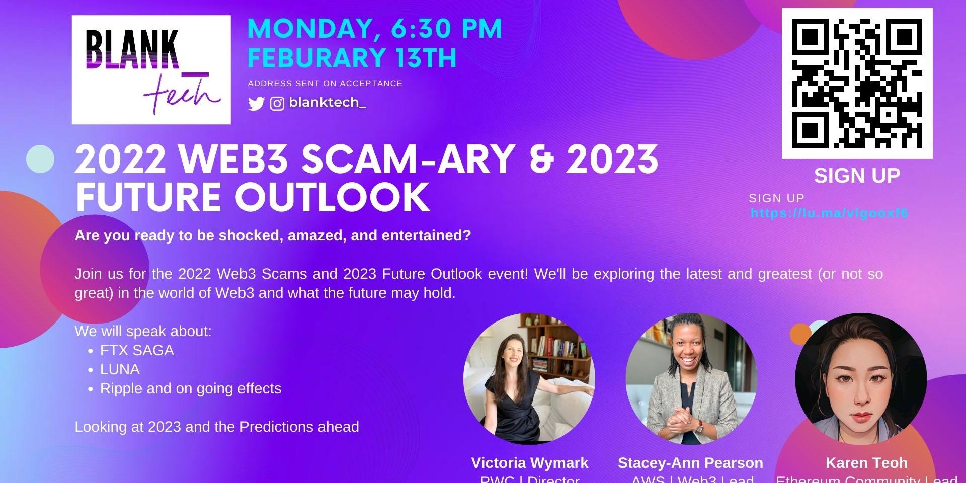 Cover Image for 2022 Web3 Scam-ary and 2023 Future Outlook