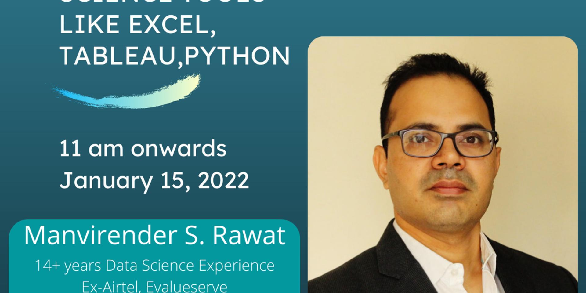 Cover Image for PMT India Learning : Free Webinar on Introduction to Excel, Tableau and Python 
