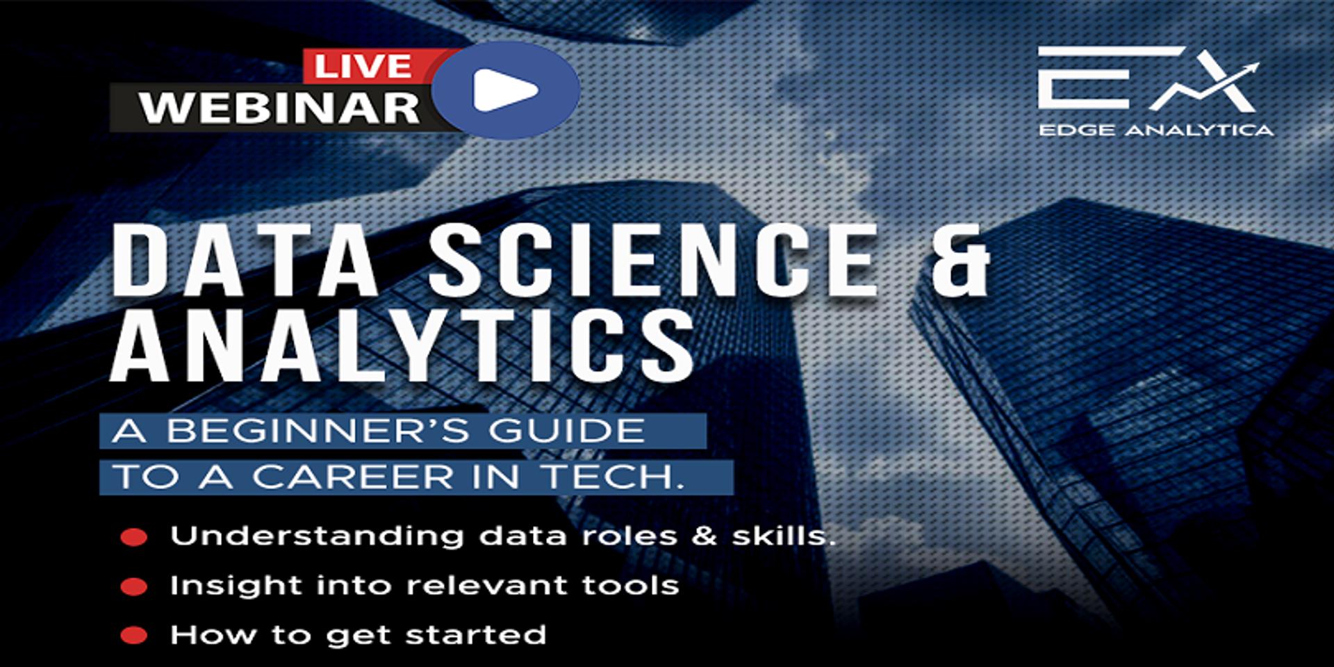 Cover Image for Webiner: Data Science and Analytics
