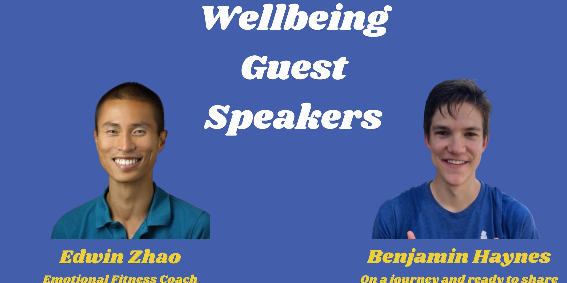 Cover Image for Wellbeing Panel: Benjamin Haynes & Edwin Zhao 