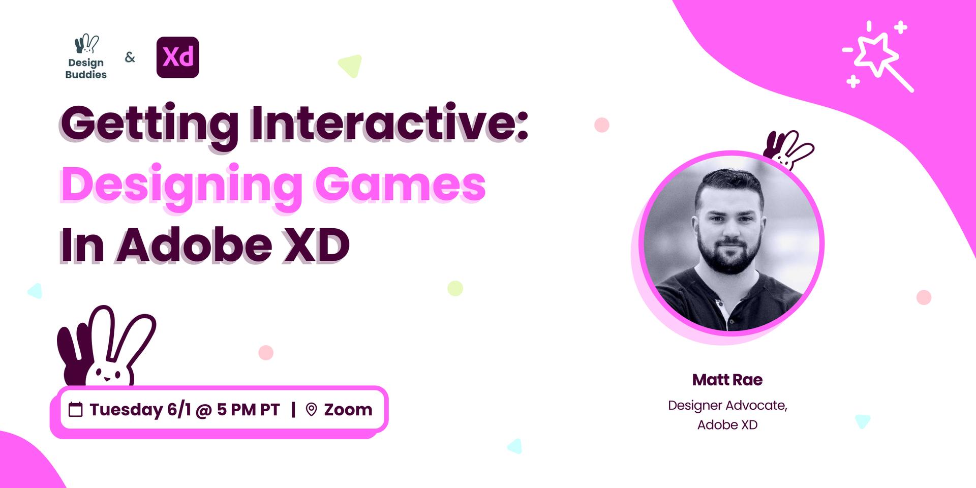 Cover Image for Getting interactive: Designing Games in Adobe XD