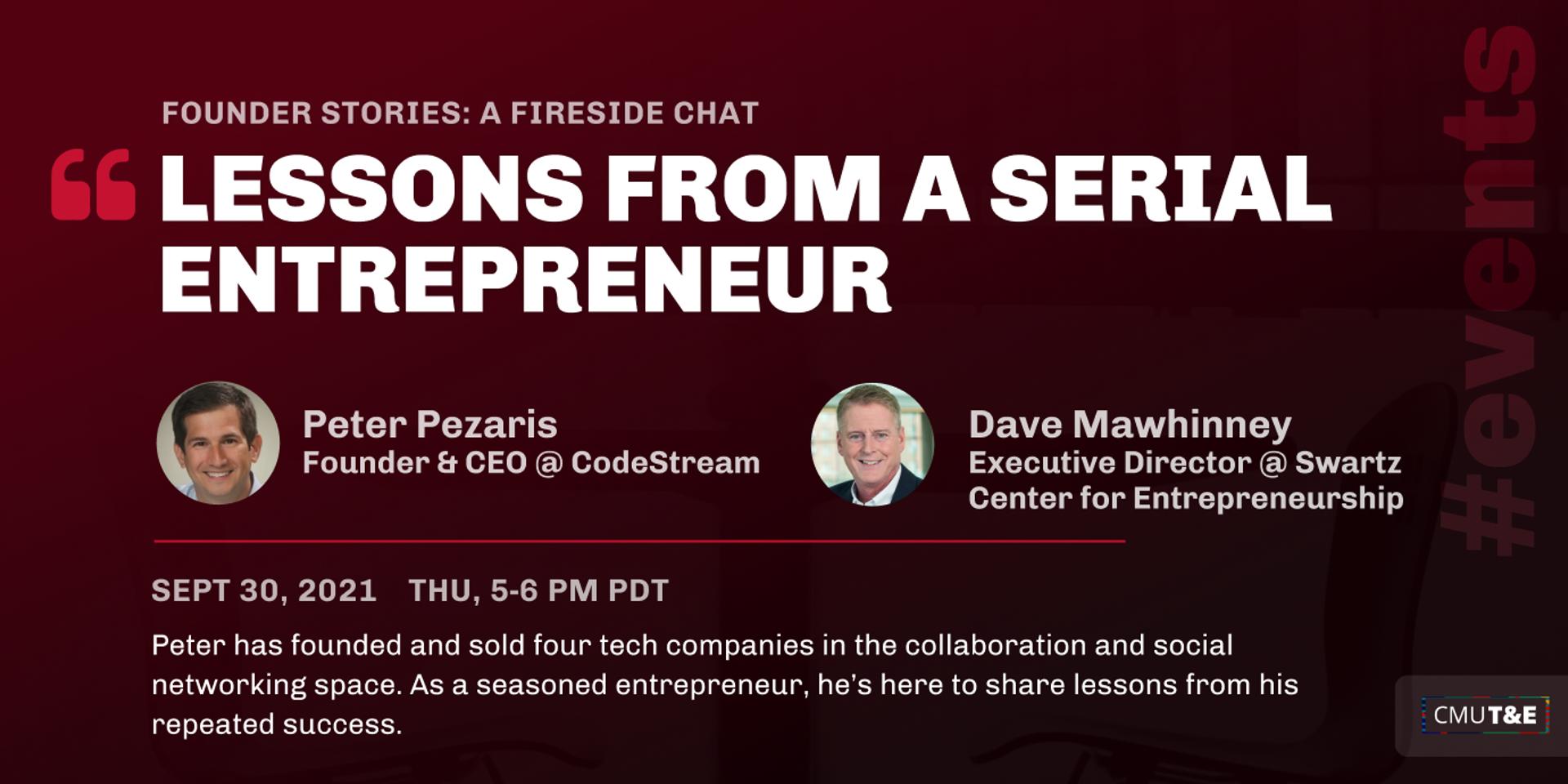 Cover Image for Lessons from a serial entrepreneur