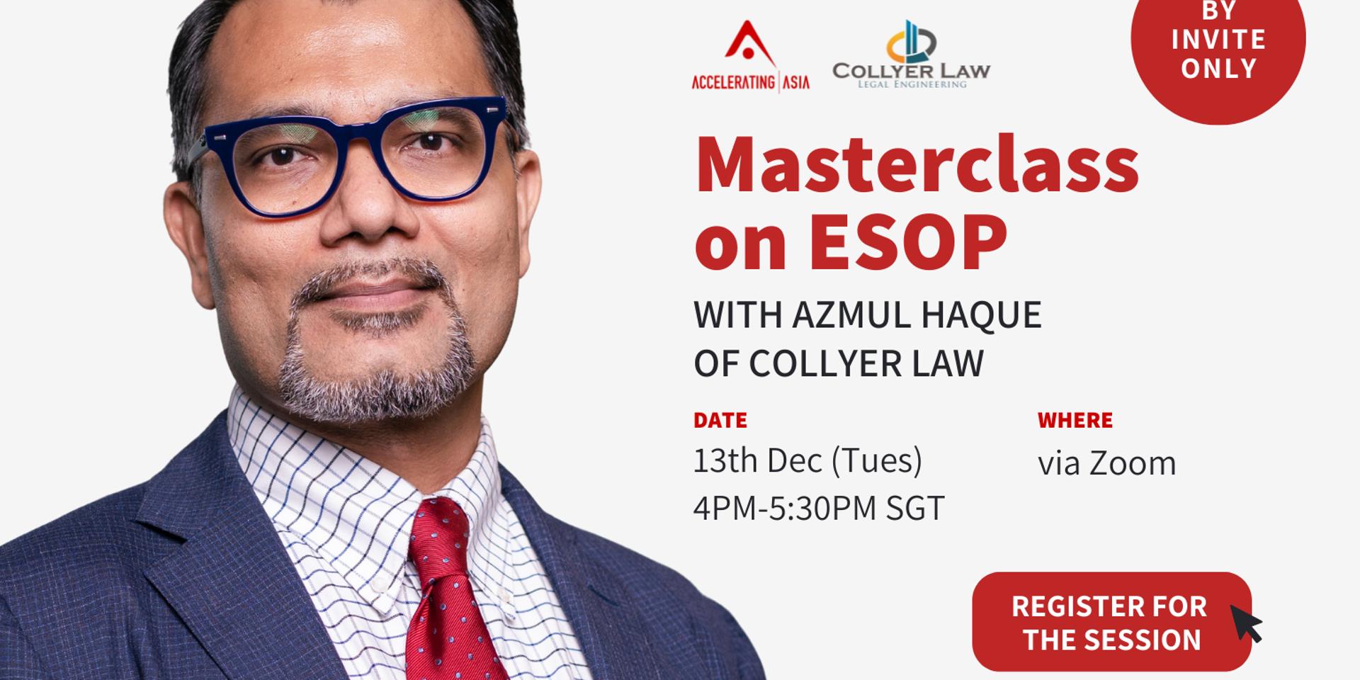 Cover Image for Masterclass on ESOP with Azmul Haque