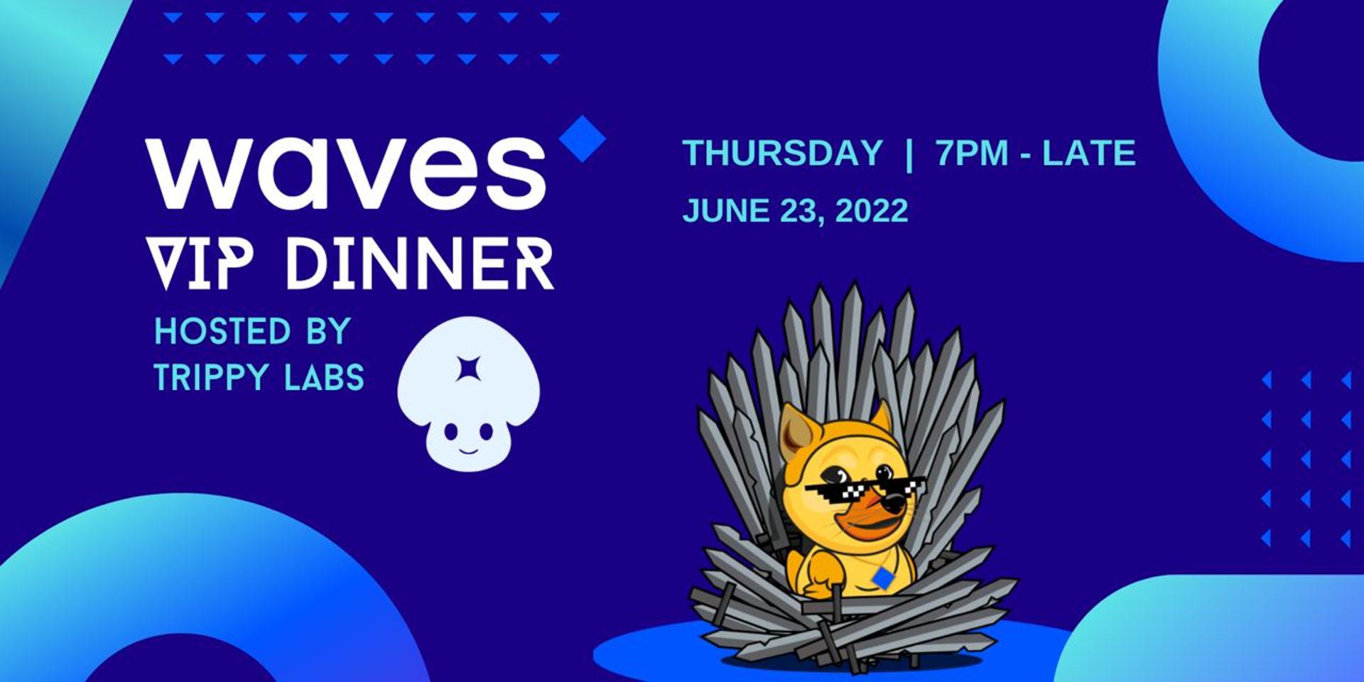 Cover Image for Waves VIP Dinner