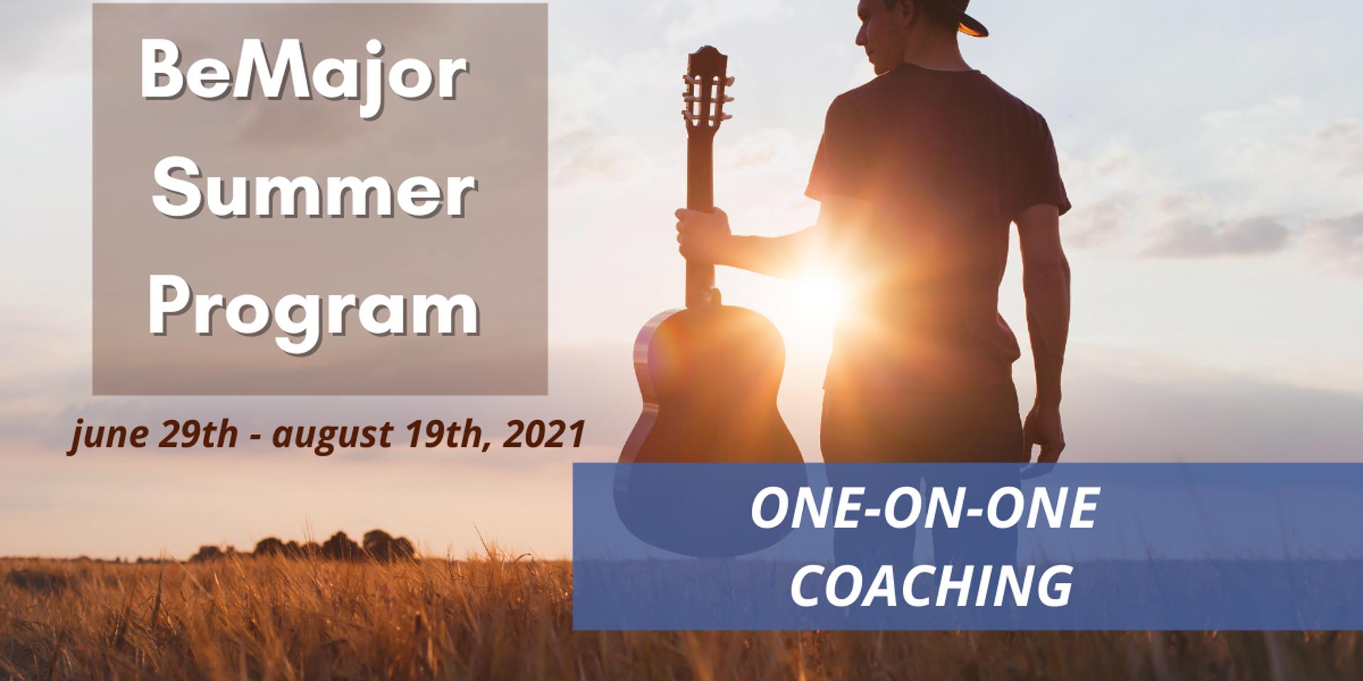 Cover Image for BeMajor Summer Program: One-On-One Coaching