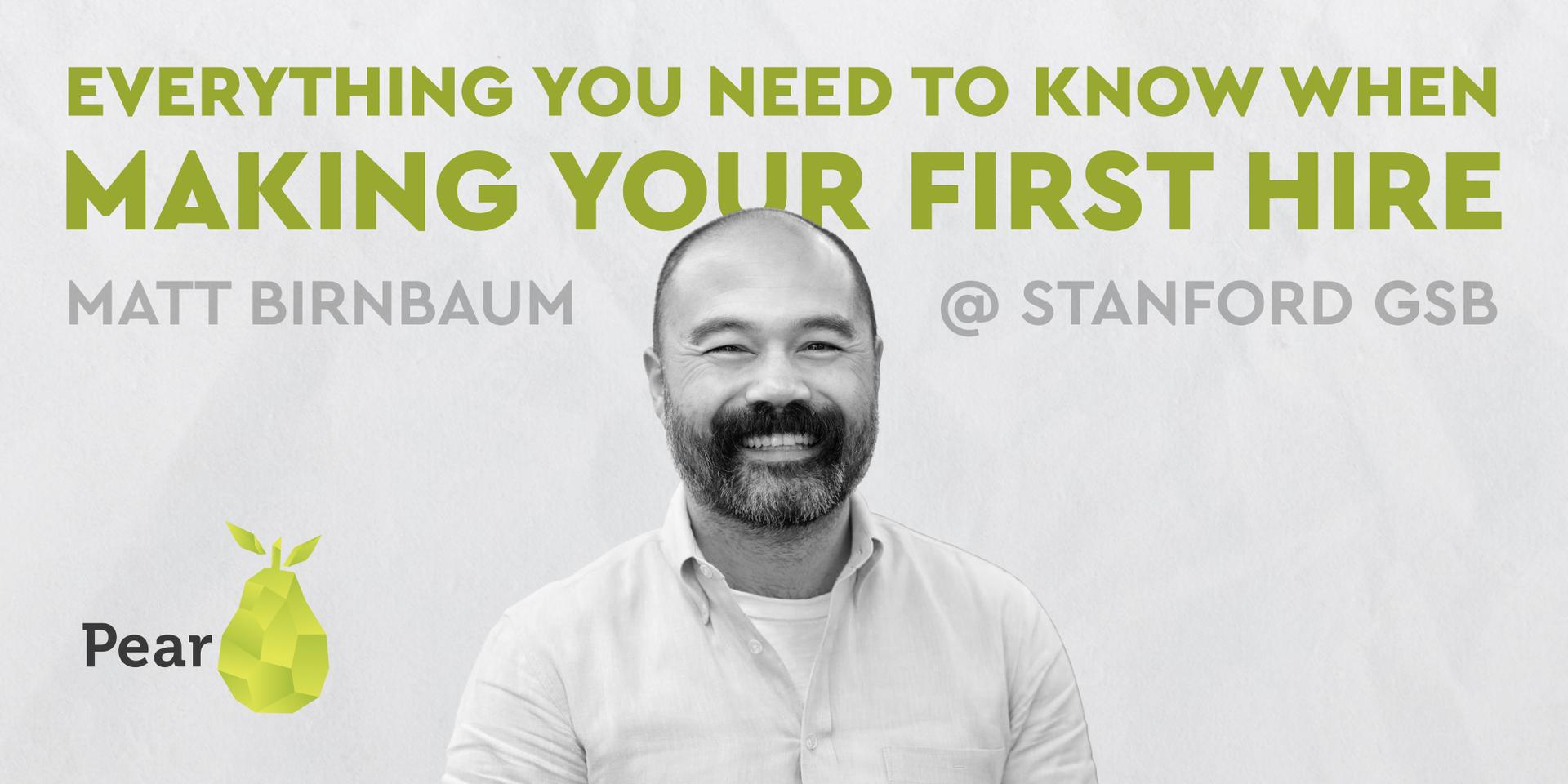 Cover Image for Pear VC's Talent Partner at GSB