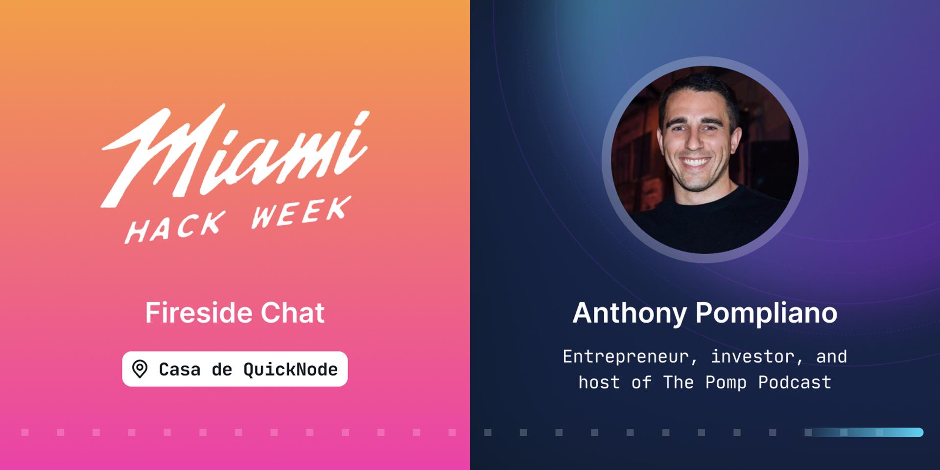 Cover Image for Fireside chat with Anthony Pompliano