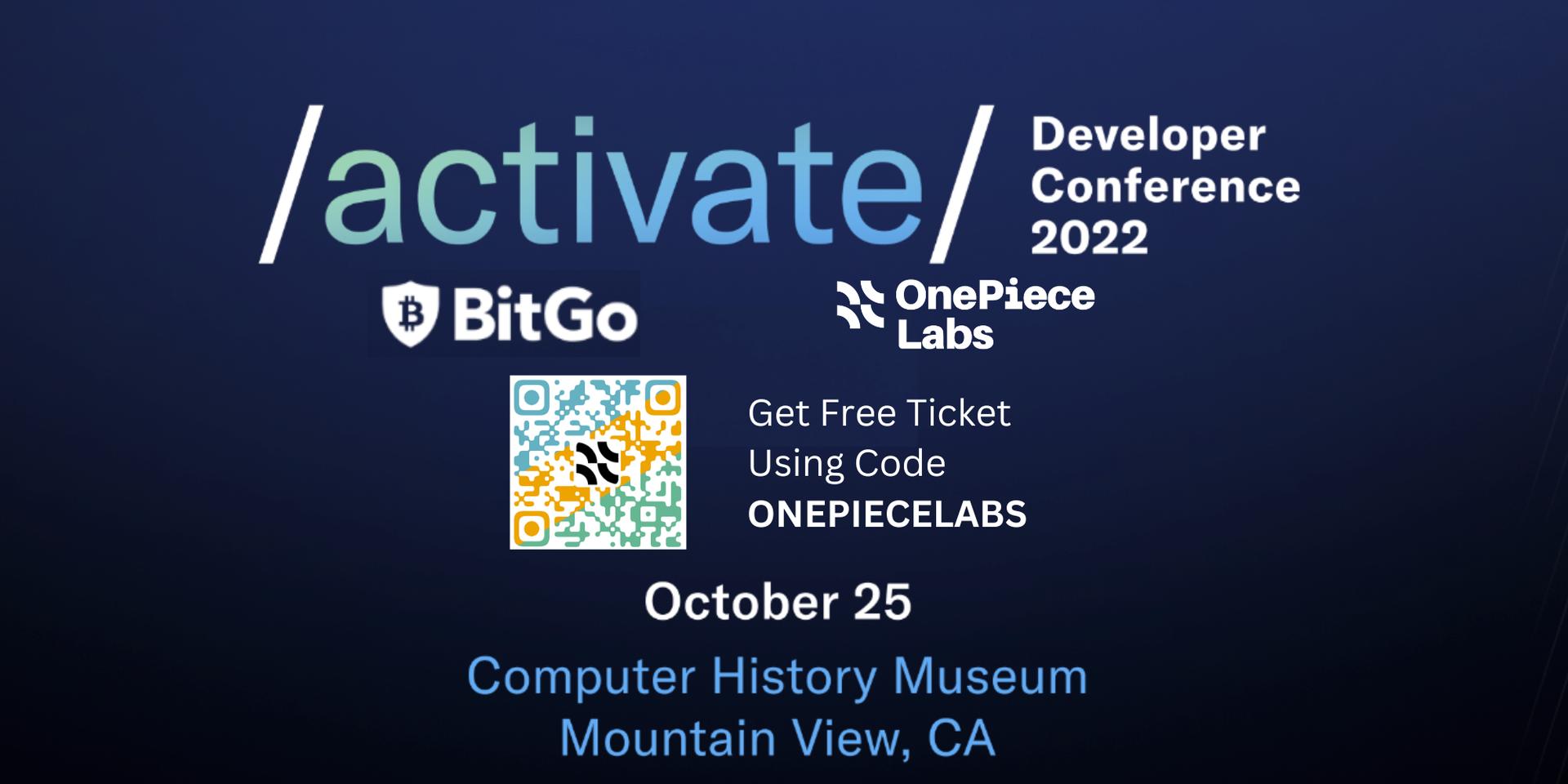 Cover Image for BitGo Activate DevCon - Free Tickets