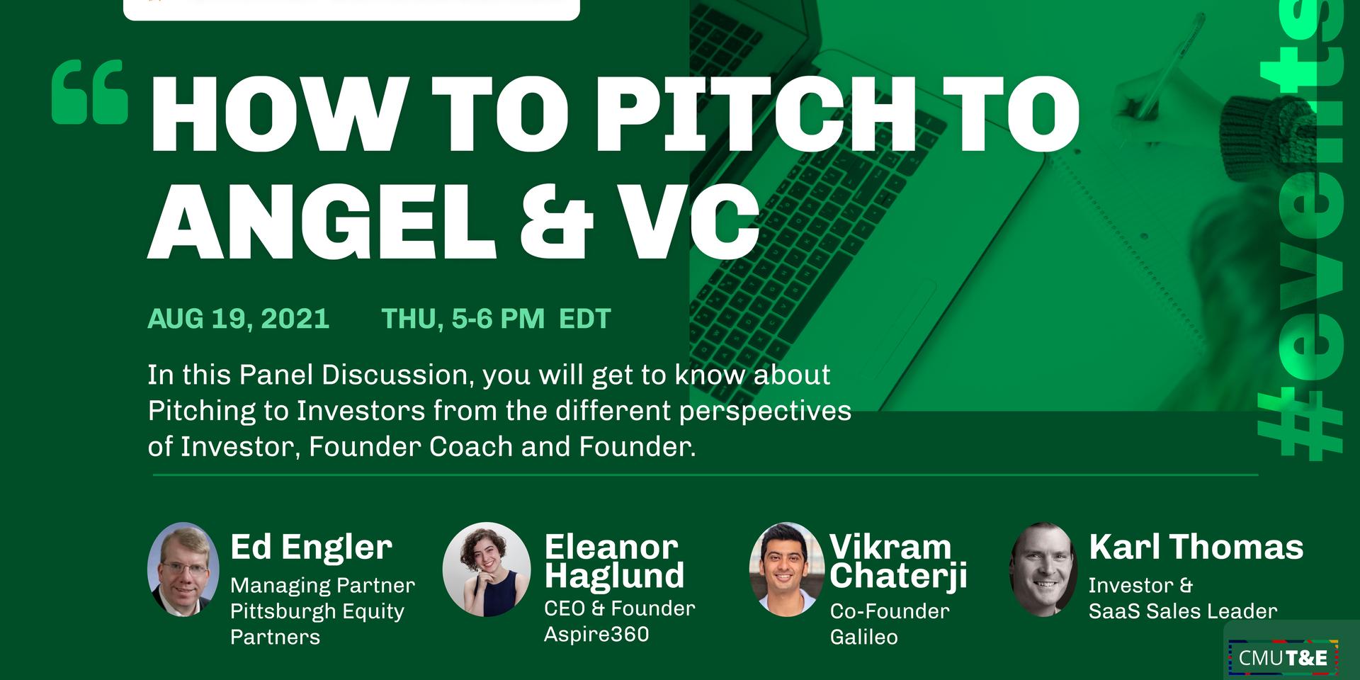 Cover Image for How to Pitch to Angels and VCs
