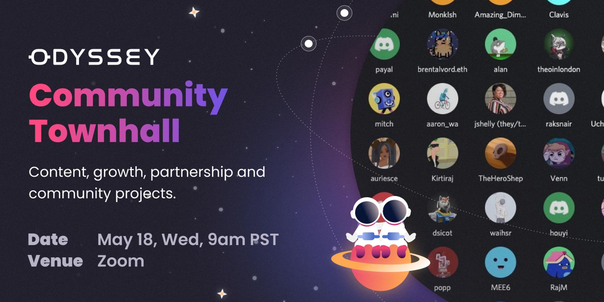 Cover Image for Odyssey Community Townhall