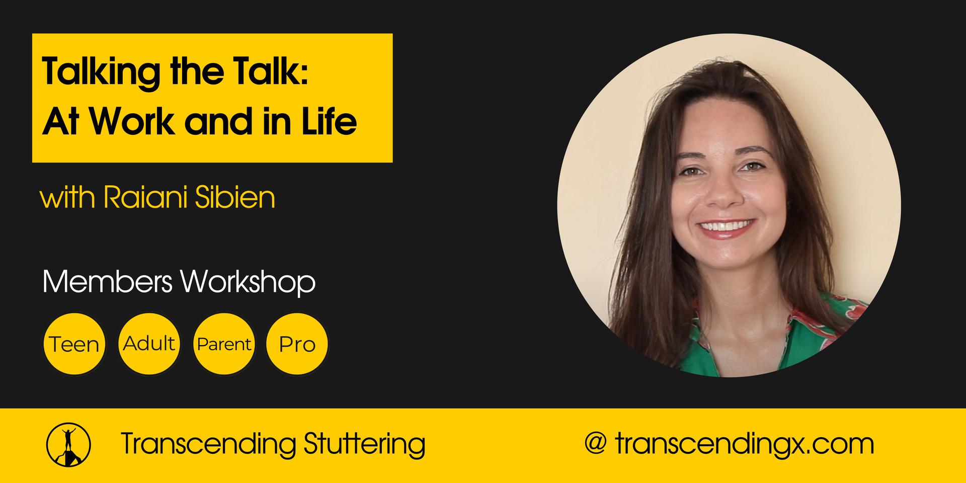 Cover Image for ⚡️ Talking the Talk: At Work and In Life with Raiani Sibien