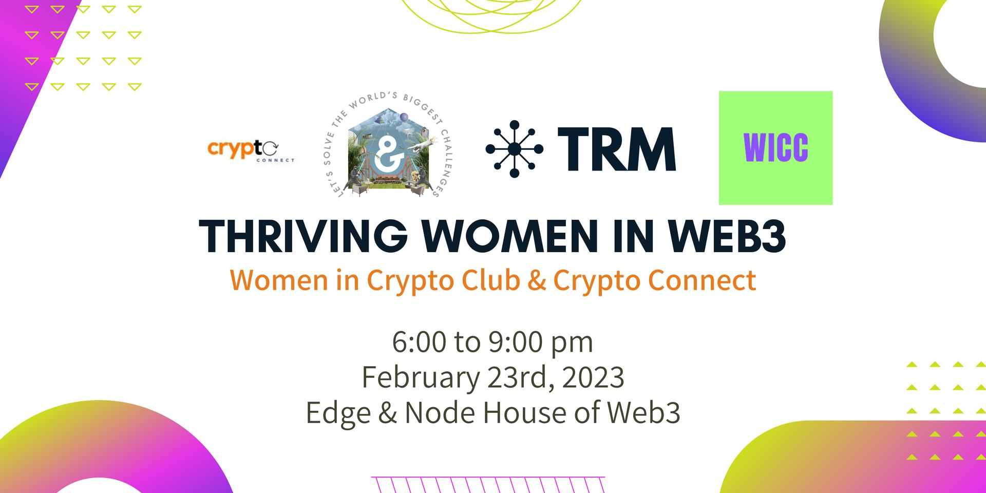 Cover Image for Thriving Women in web3 Panel & Social Party