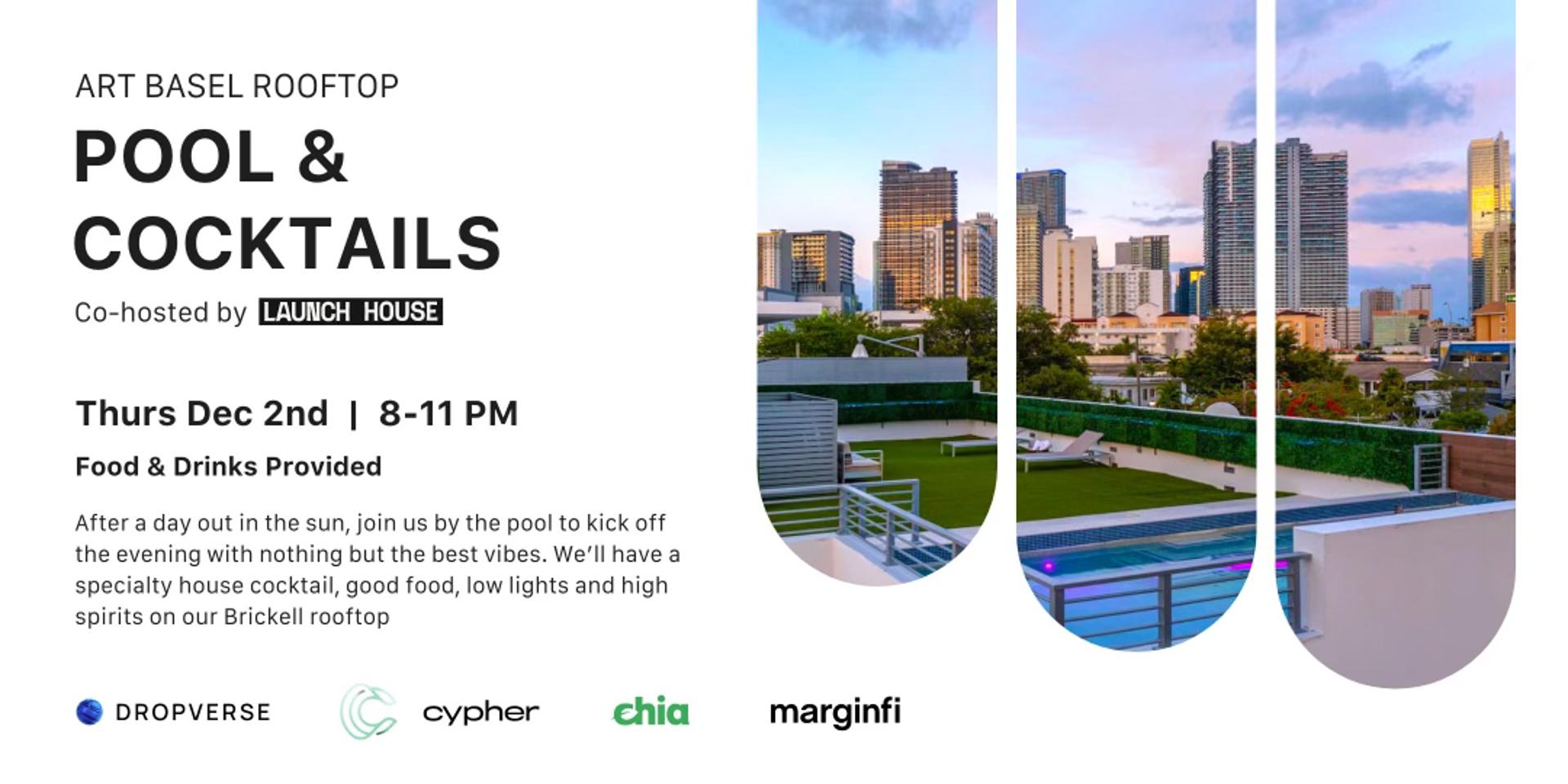 Cover Image for [Art Basel] Rooftop Pool & Cocktails