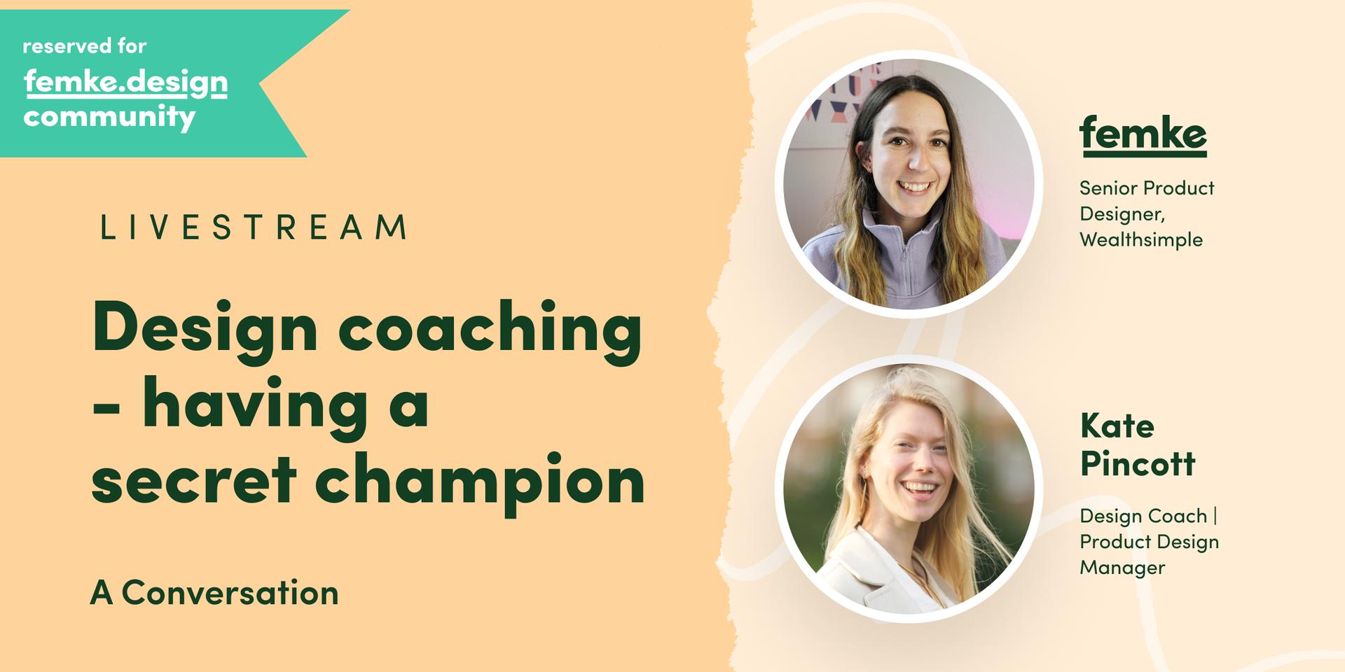 Cover Image for Design Coaching - Having A Secret Champion