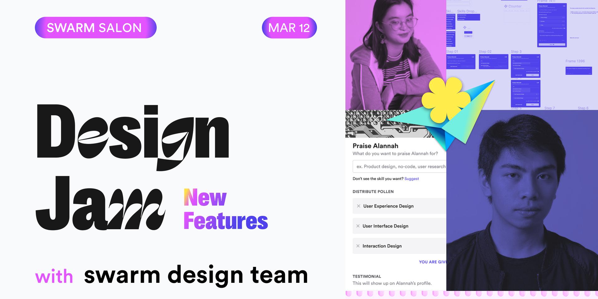 Cover Image for Swarm Salon: Design Jam Series — A Swarmies-only Feature Reveal