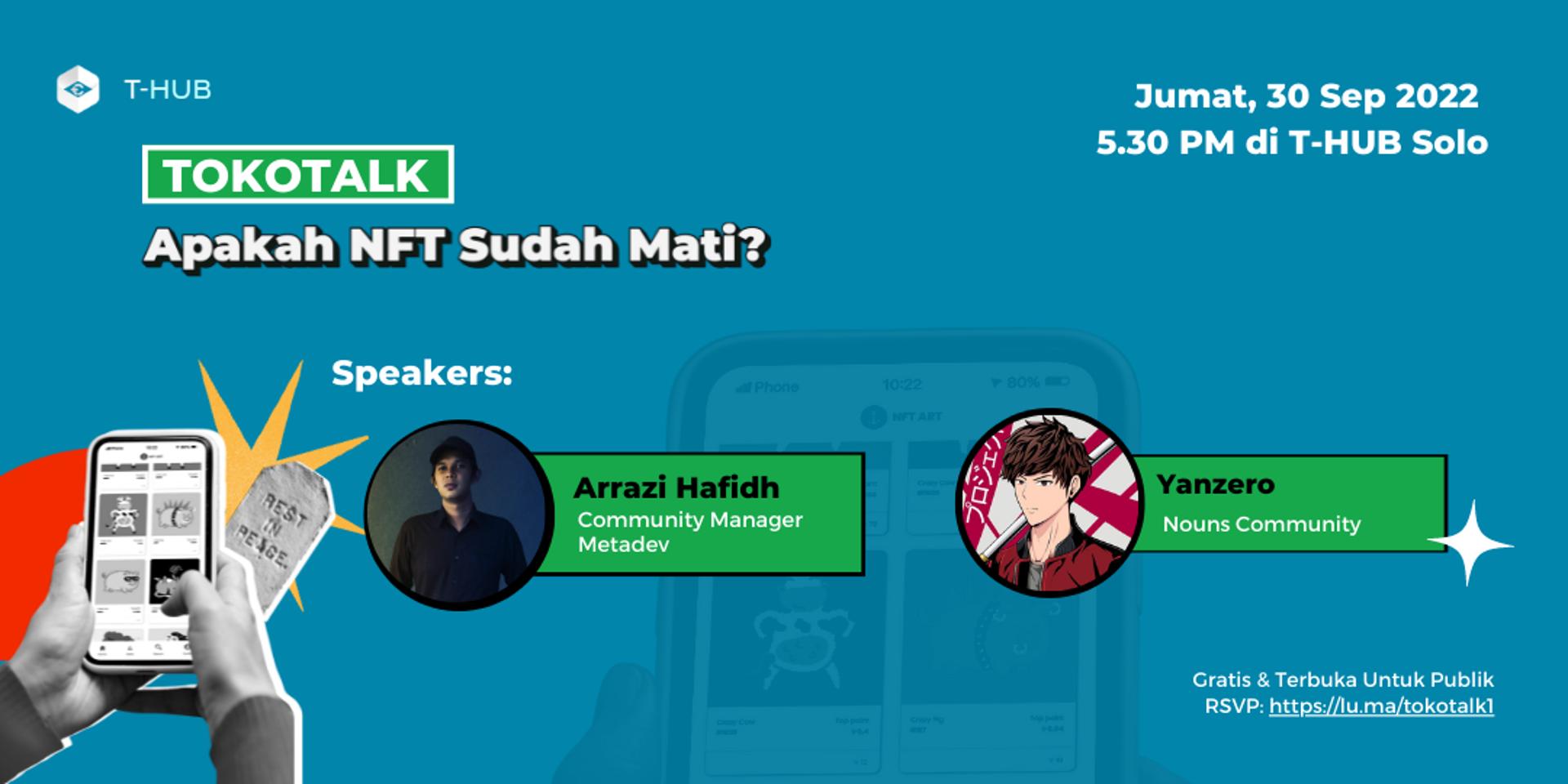 Cover Image for Tokotalk #1: Apakah NFT Sudah Mati?