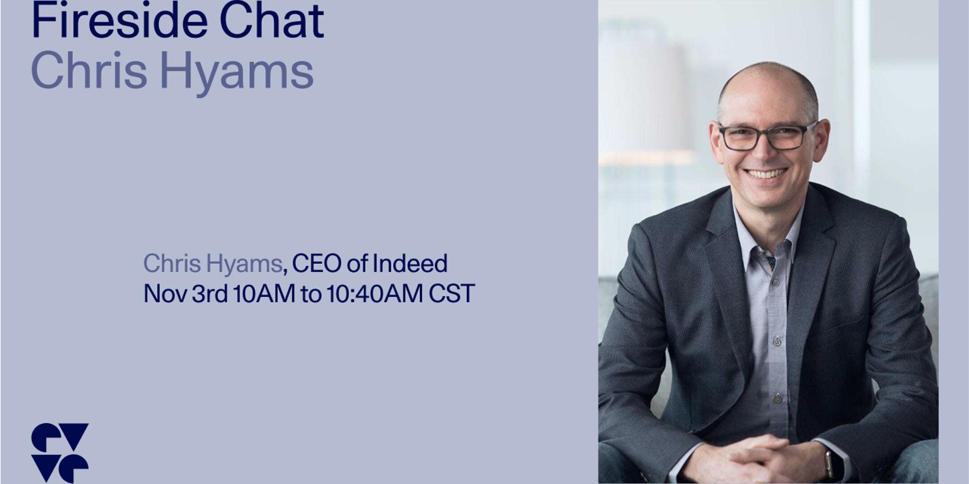 Cover Image for Fireside chat with Chris Hyams