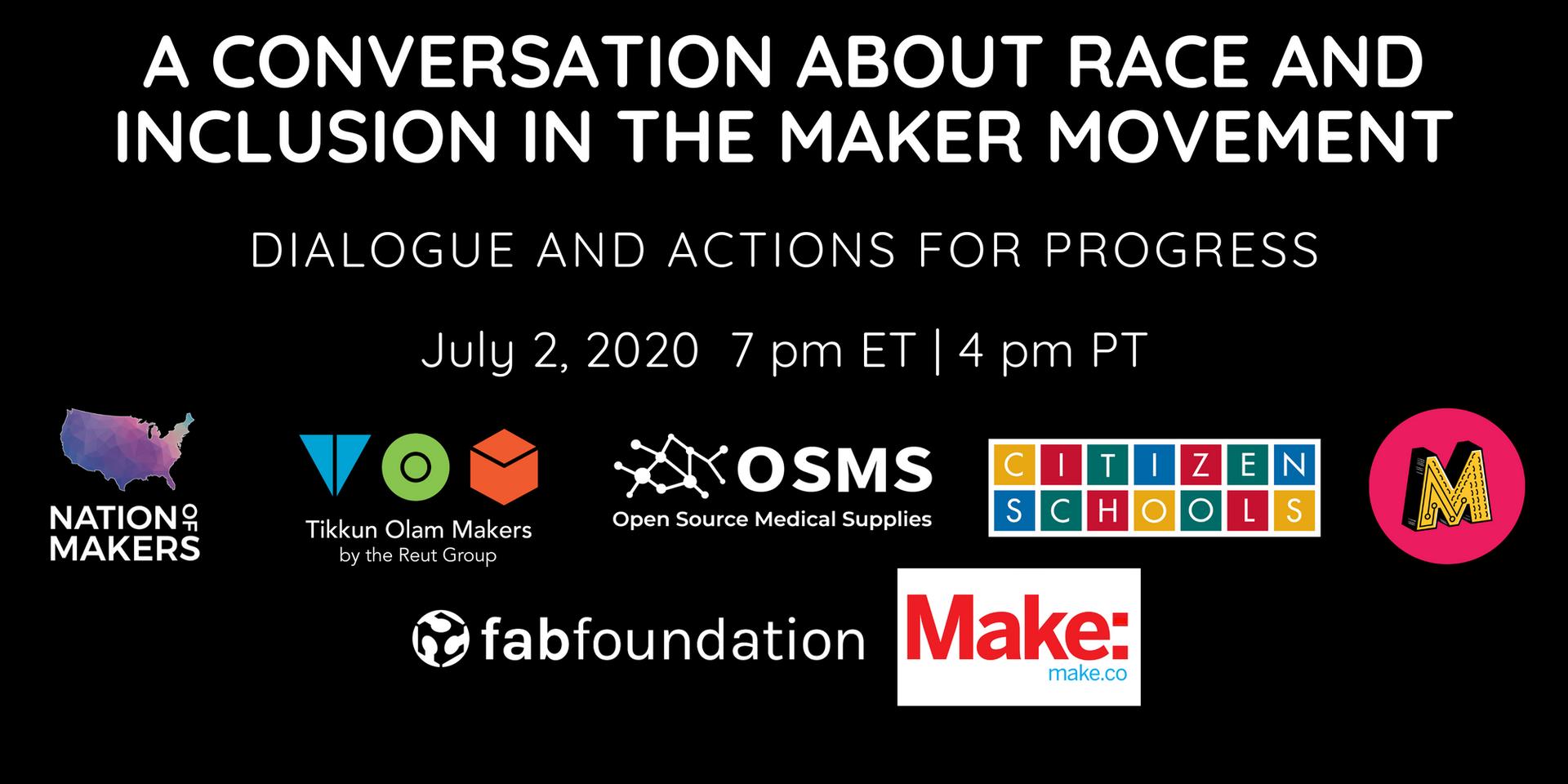 Cover Image for Conversation about Race and Inclusion in the Maker Movement: Dialogue and Actions for Progress