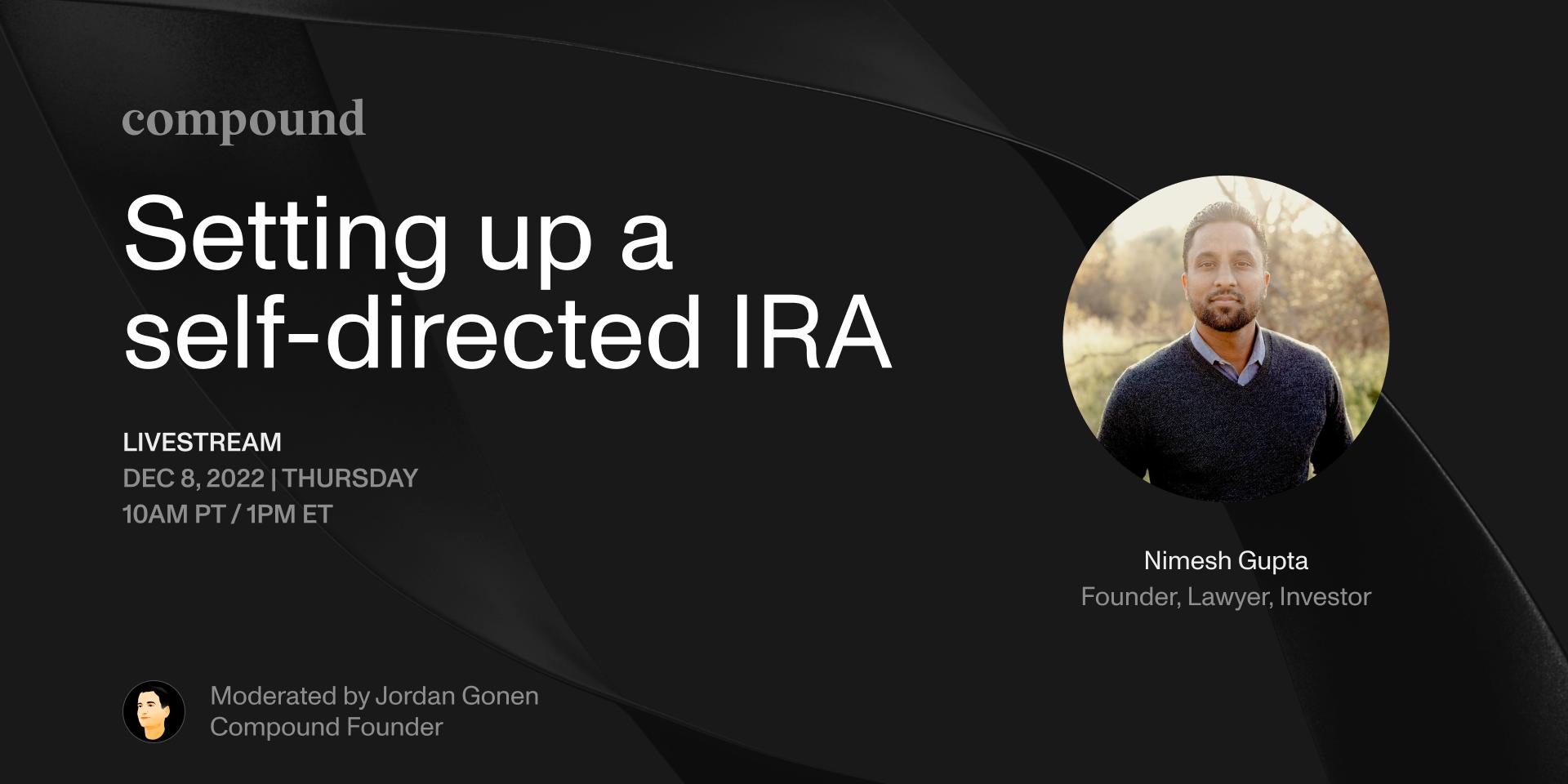 Cover Image for Setting up a self-directed IRA