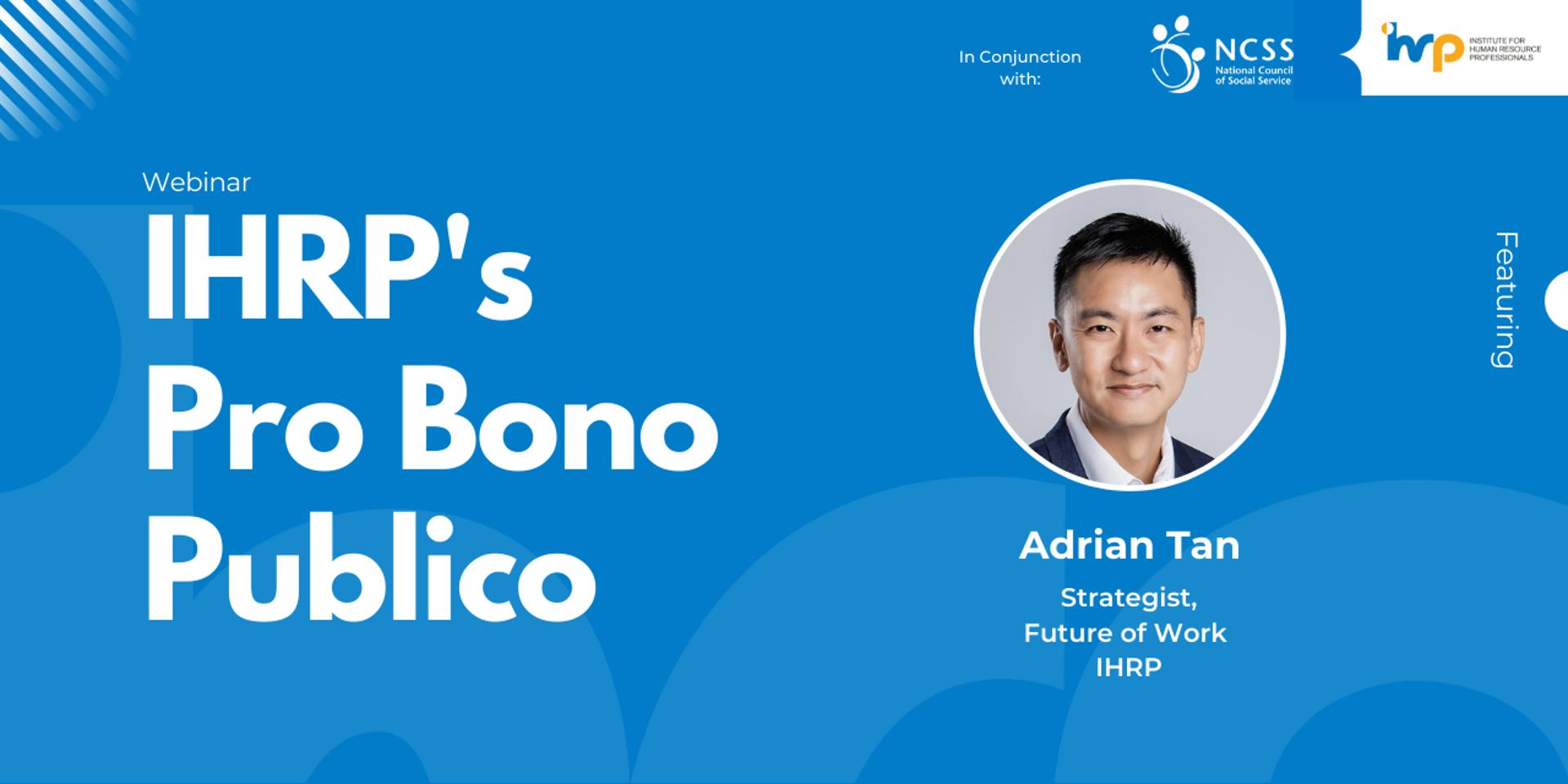 Cover Image for IHRP’s Pro Bono Publico 