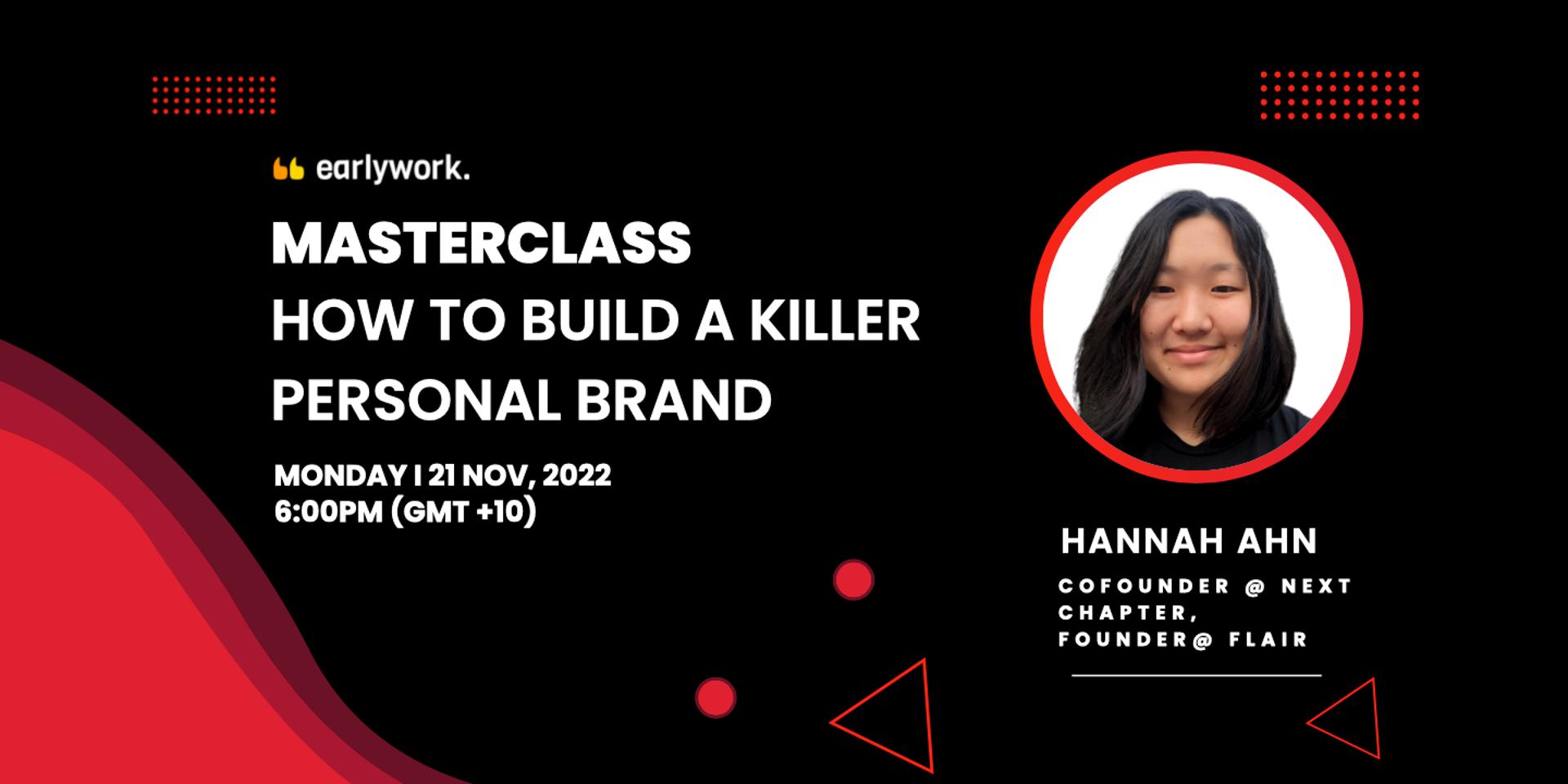 Cover Image for 🔥 How to Build a Killer Personal Brand 