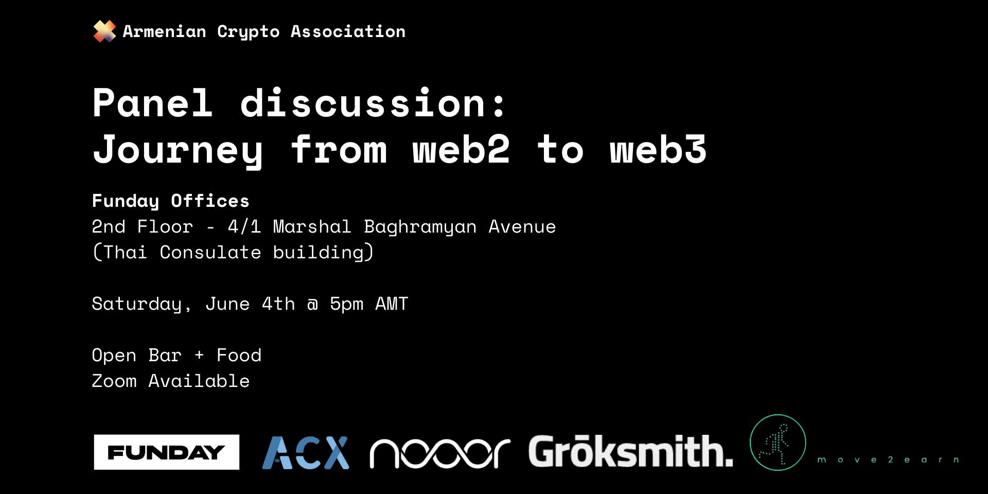Cover Image for Armenian Crypto Association Meetup (Zoom Available)