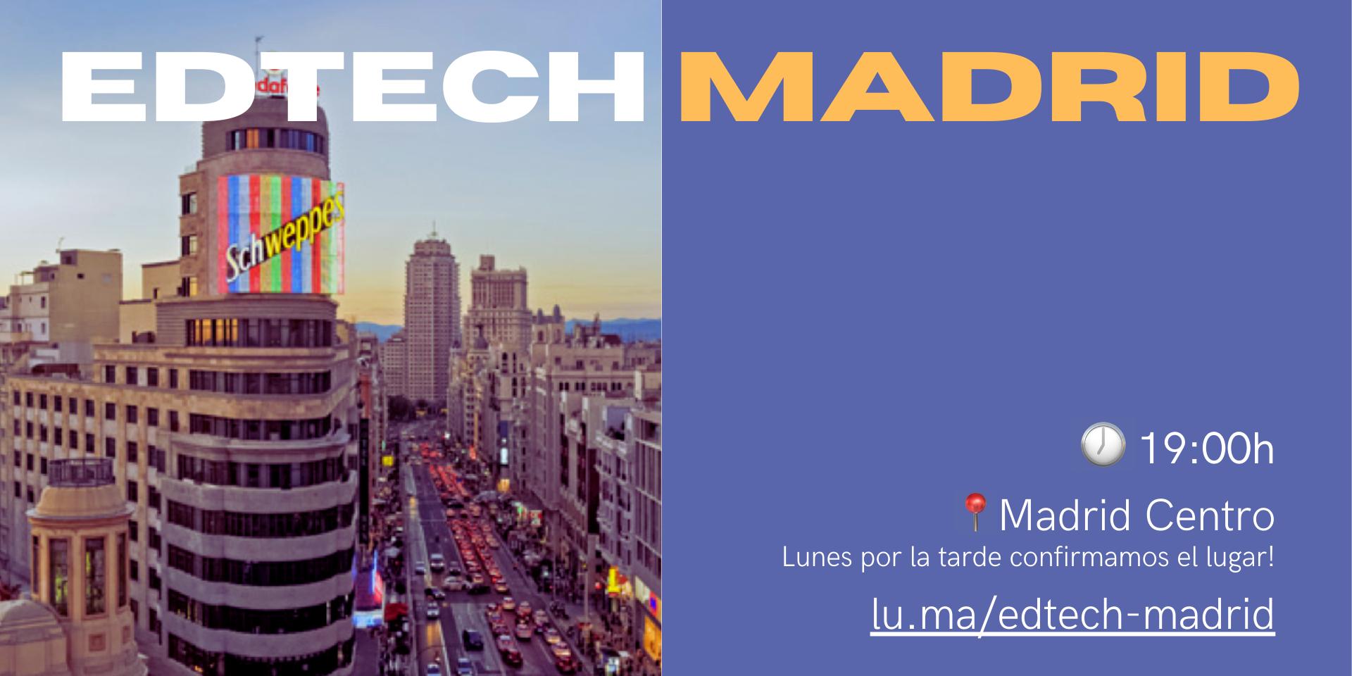 Cover Image for Edtech Madrid 🙌 Happy Hour 