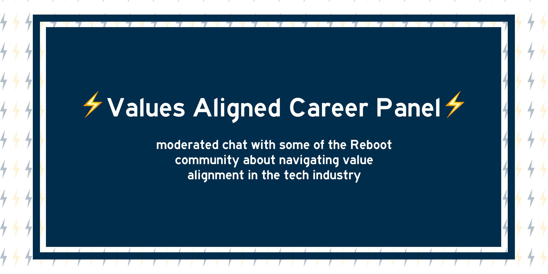Cover Image for Values Aligned Career Panel