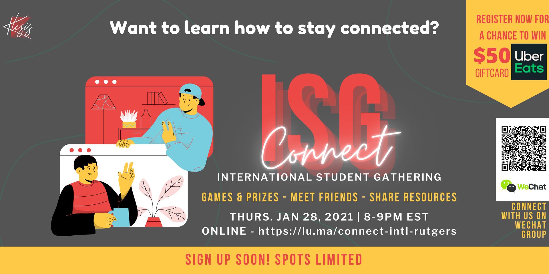 Cover Image for Connect - International Student Gathering at Rutgers University
