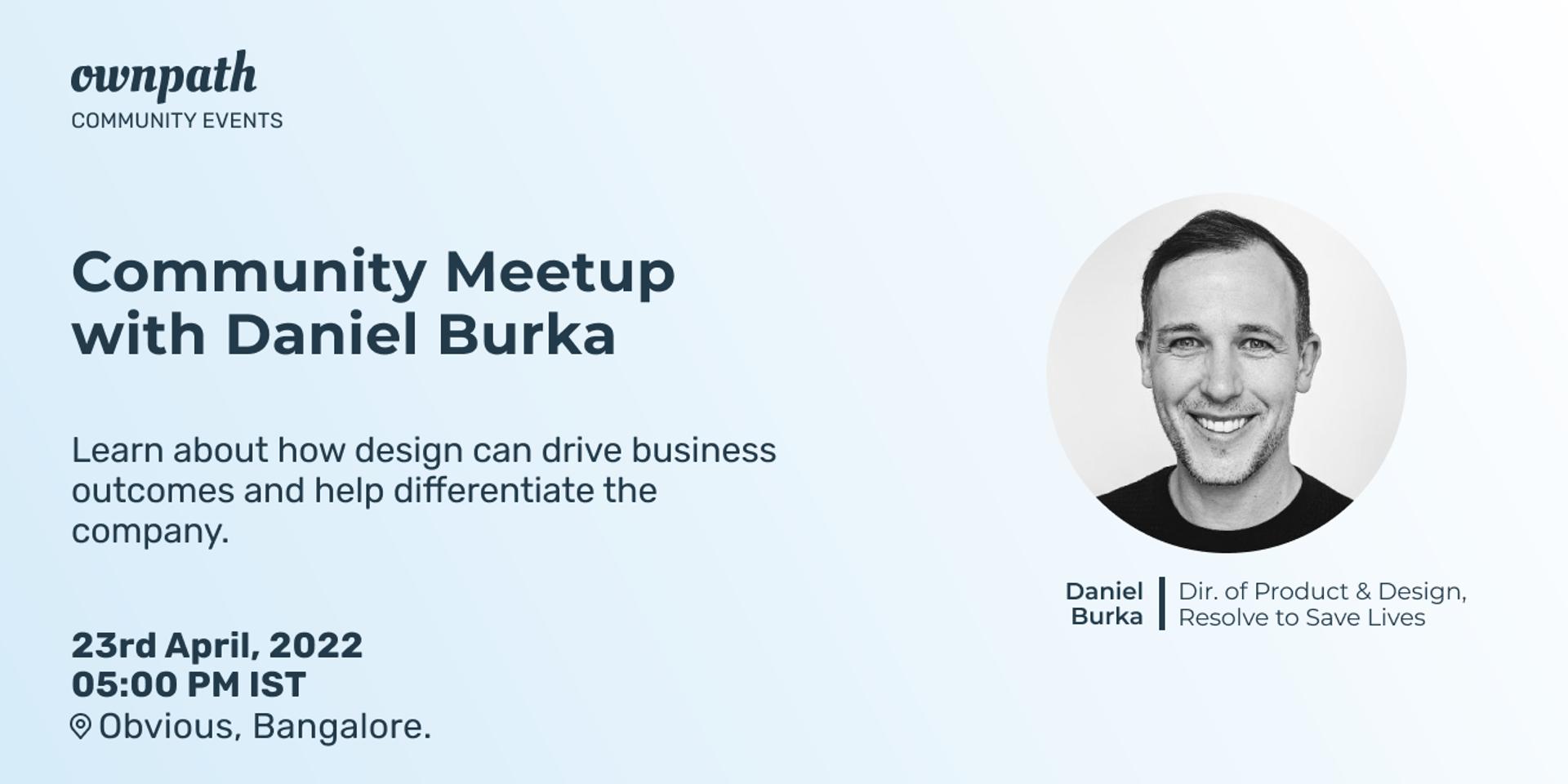 Cover Image for Community Meetup with Daniel Burka