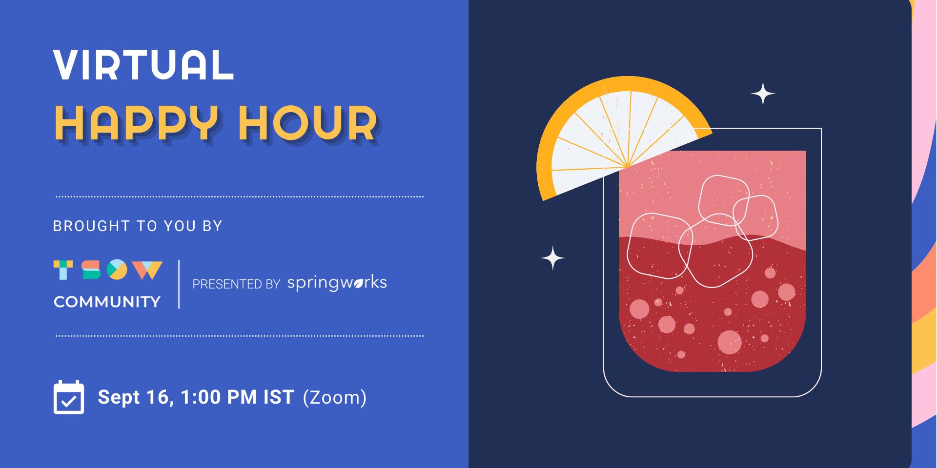 Cover Image for Virtual Happy Hour- The Shape of Work