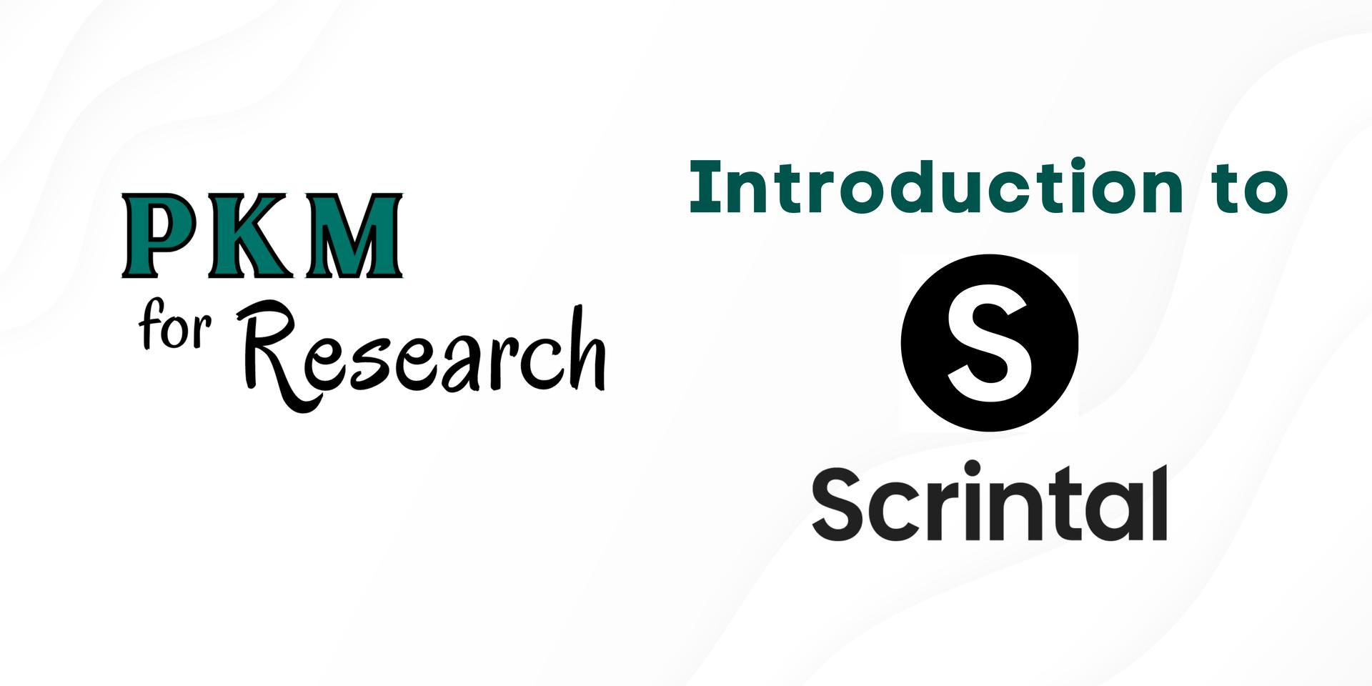 Cover Image for Introduction to Scrintal