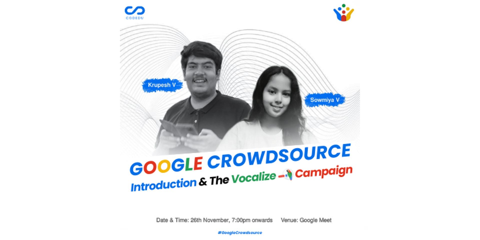 Cover Image for Google Crowdsource Introduction & The Vocalize Campaign
