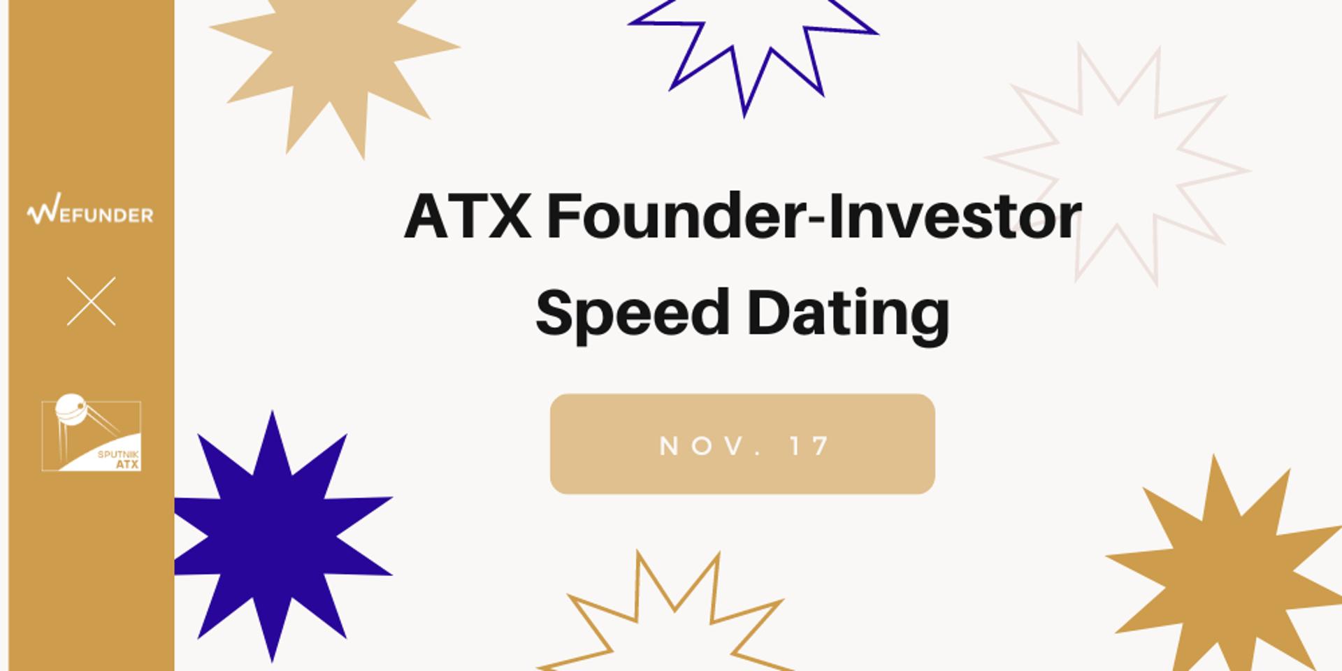 Cover Image for ATX Founder-Investor Speed Dating