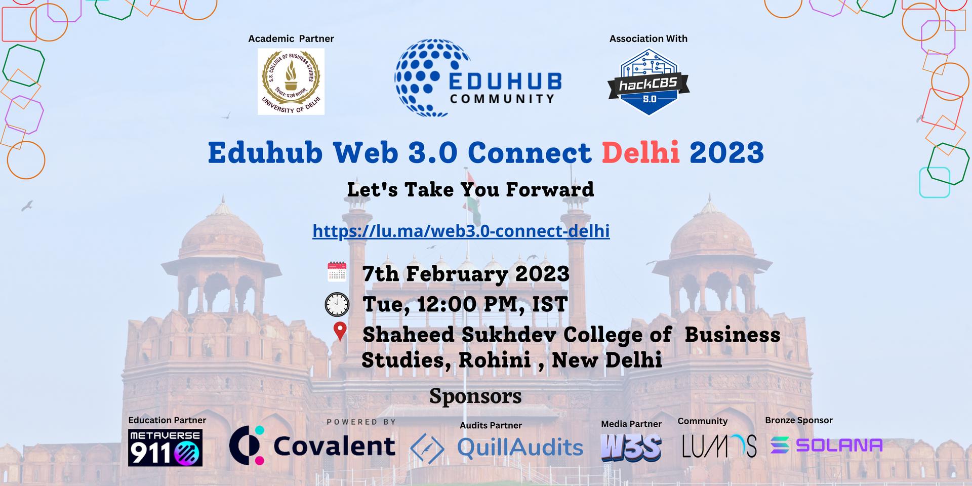 Cover Image for Eduhub Web3.0 Connect Delhi