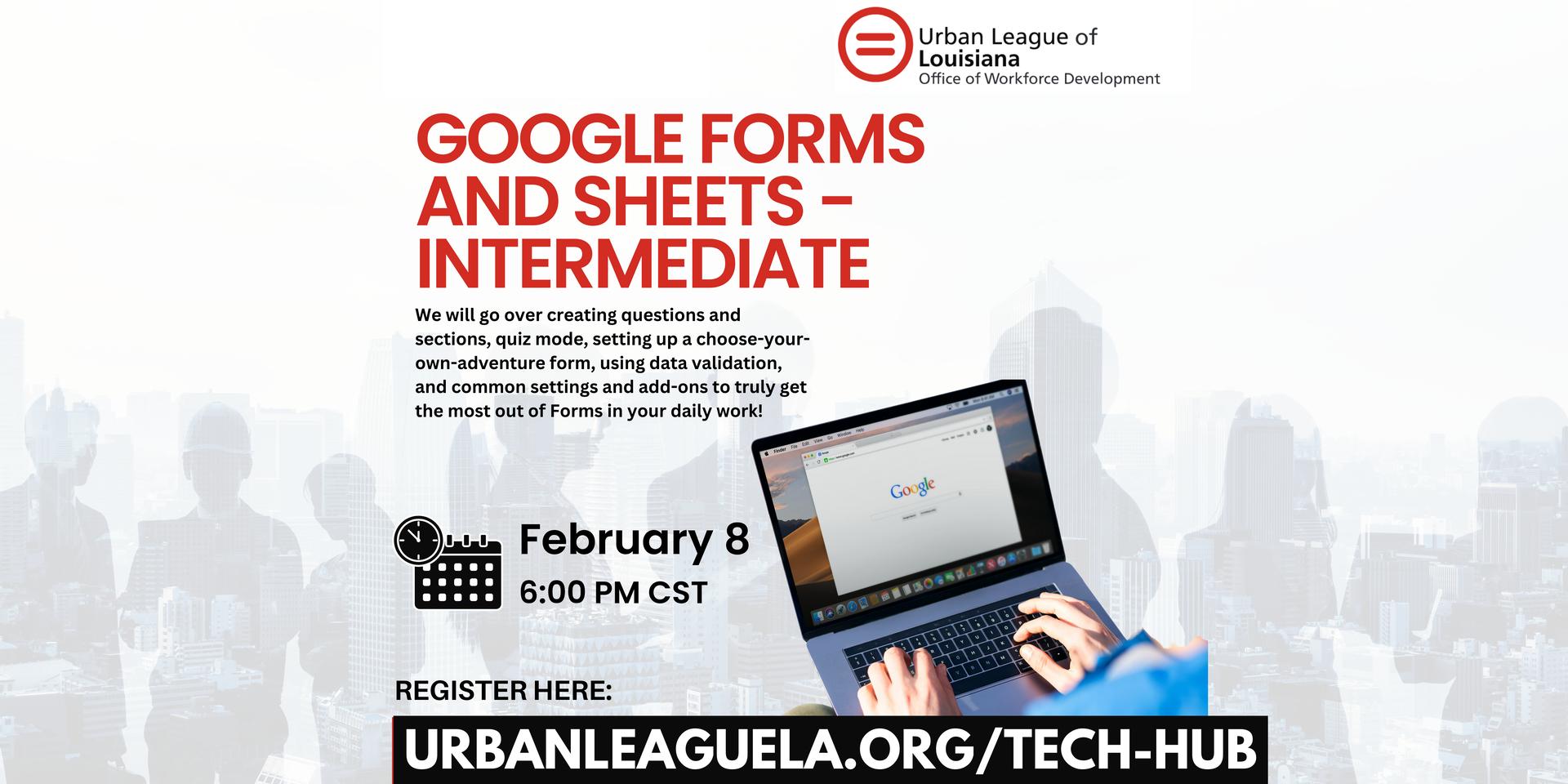 Cover Image for Google Forms and Sheets - Intermediate