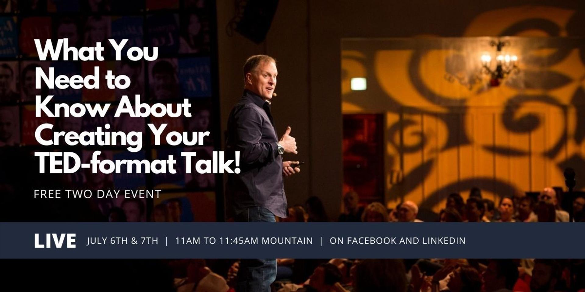 Cover Image for What You Need to Know About Creating Your TED-Format Talk!