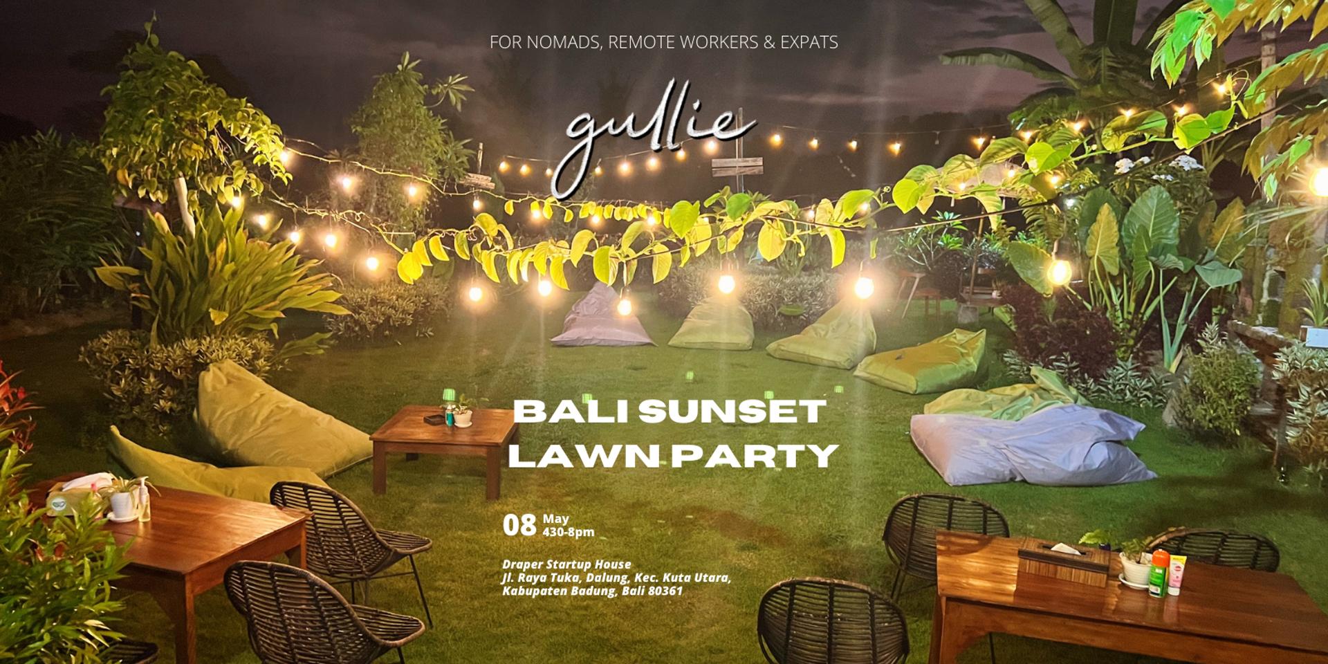 Cover Image for Gullie Bali Sunset Lawn Party
